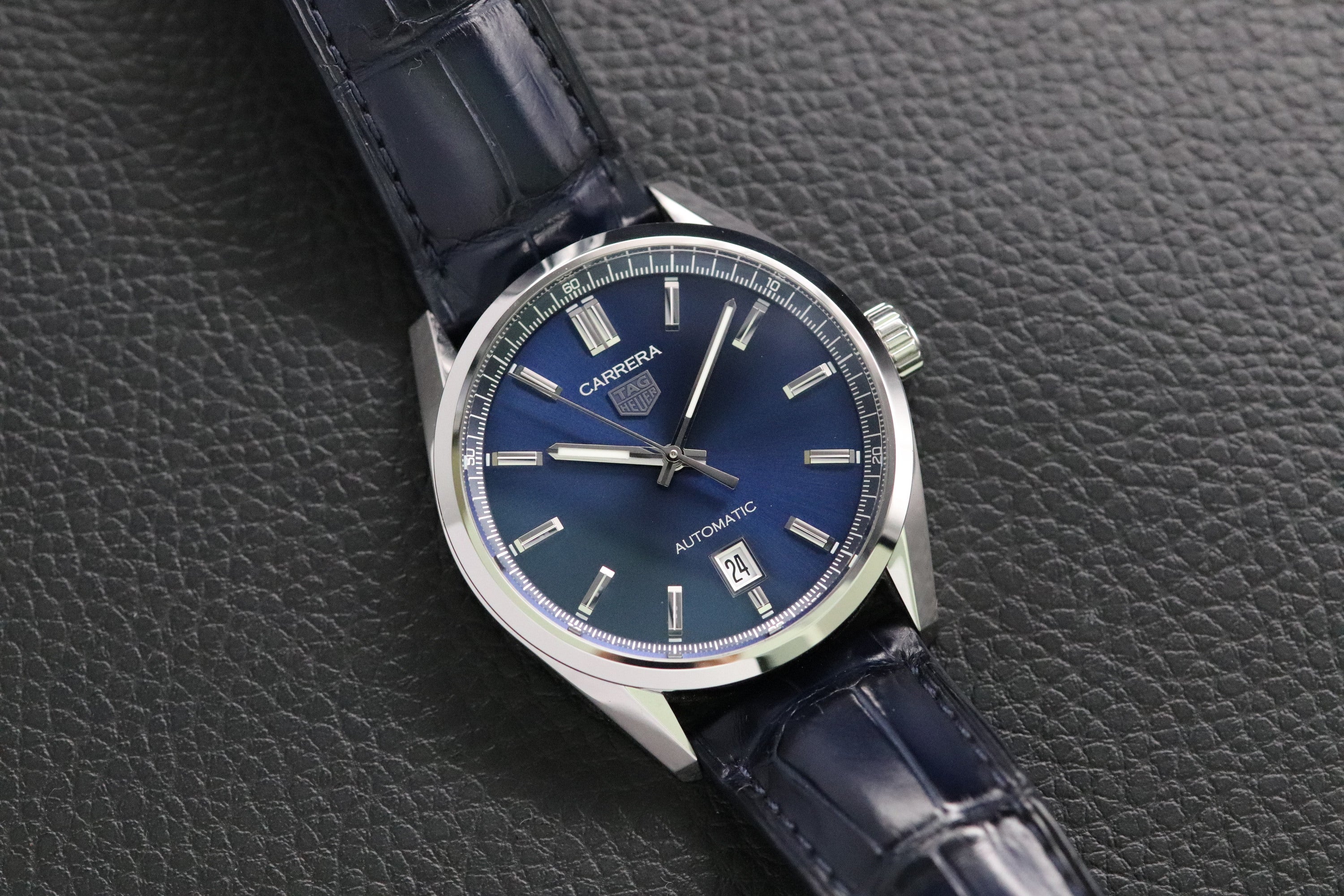 Tag Heuer Carrera Calibre 5 WBN2112-0 Blue Fullset 2022 Box+Papers
