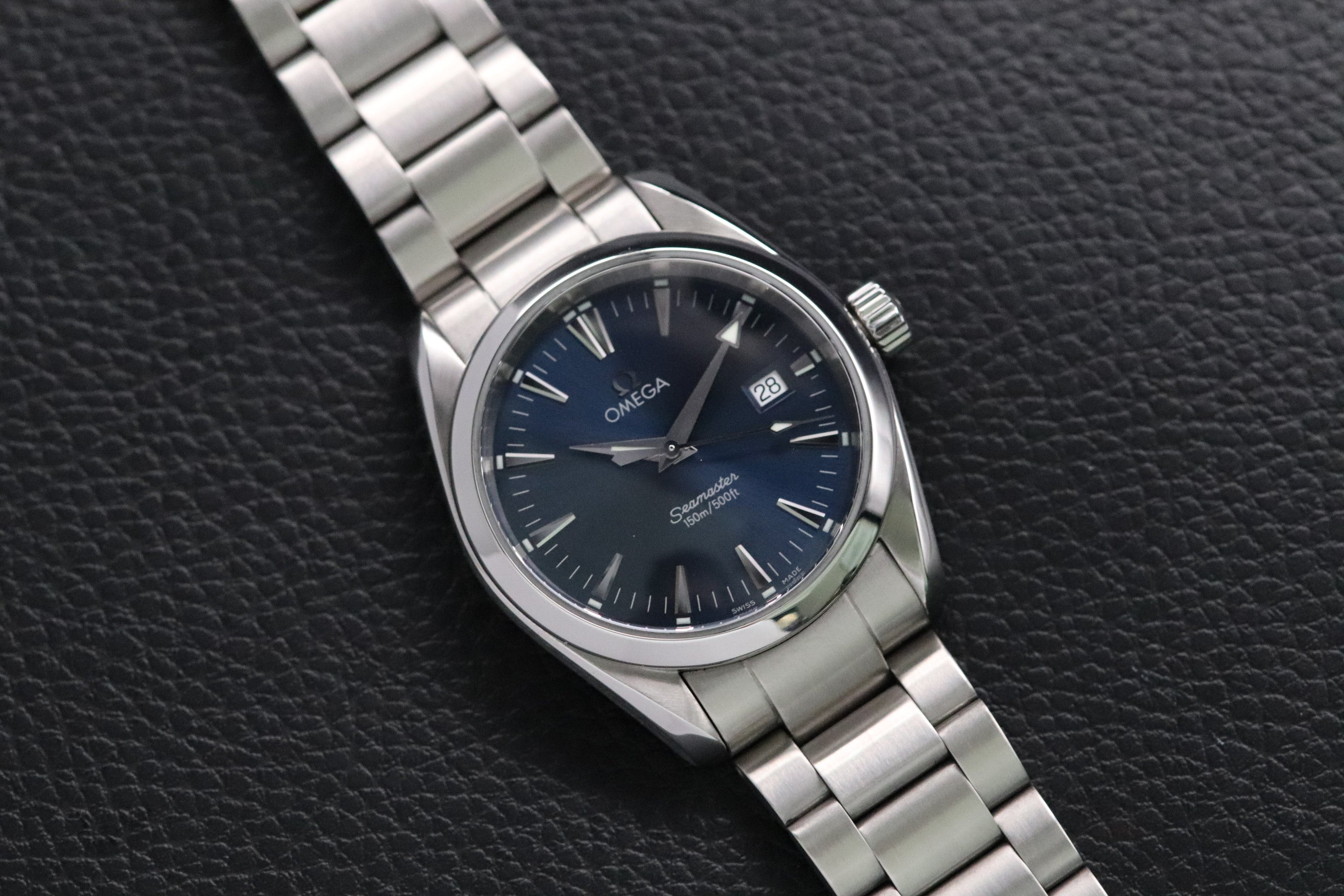 Omega Seamaster Aqua Terra 2518.80 Blue Dial 1998