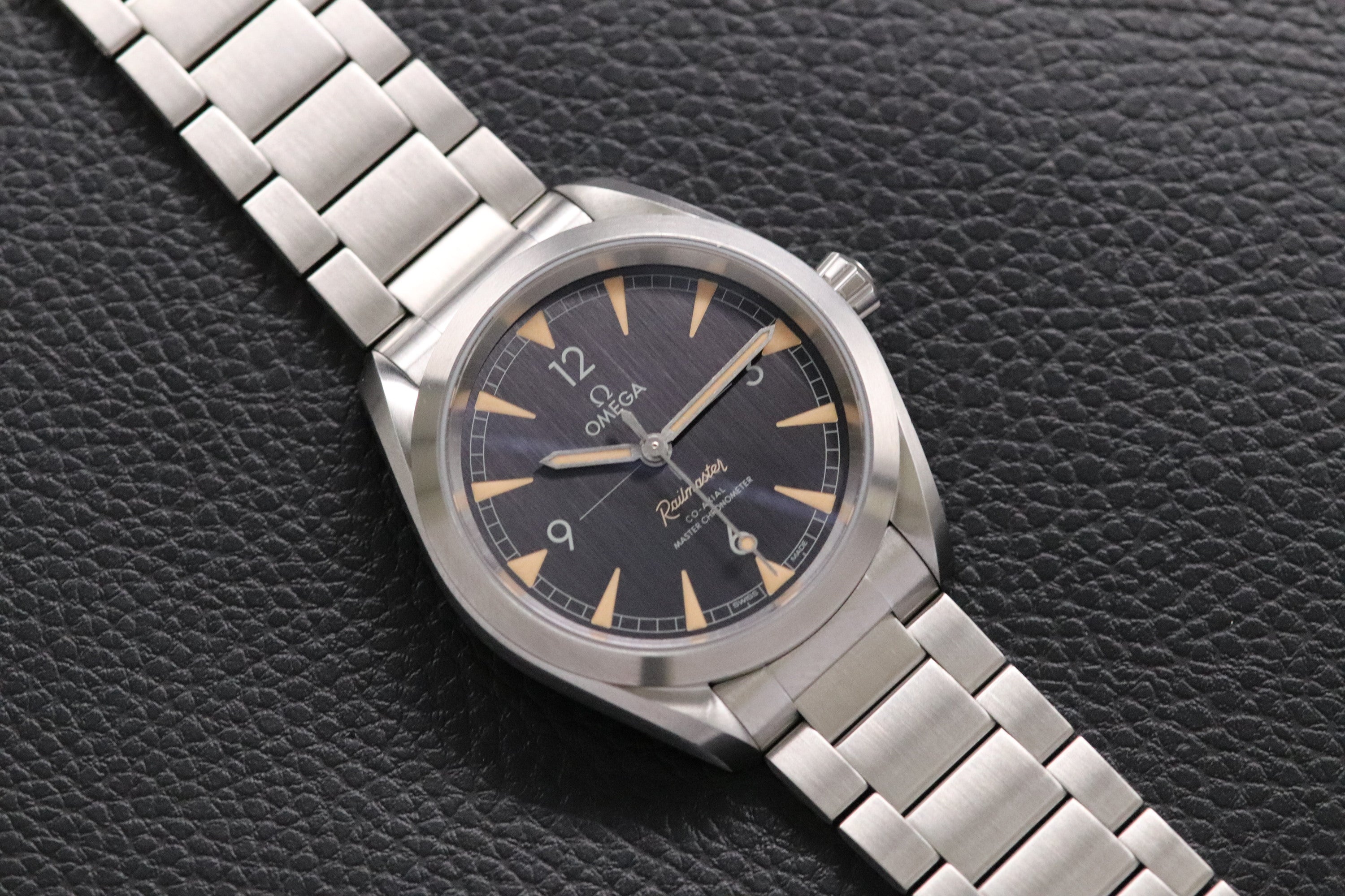 Omega Seamaster Railmaster 220.10.40.20.01.001 Fullset 2024 Box+Paper