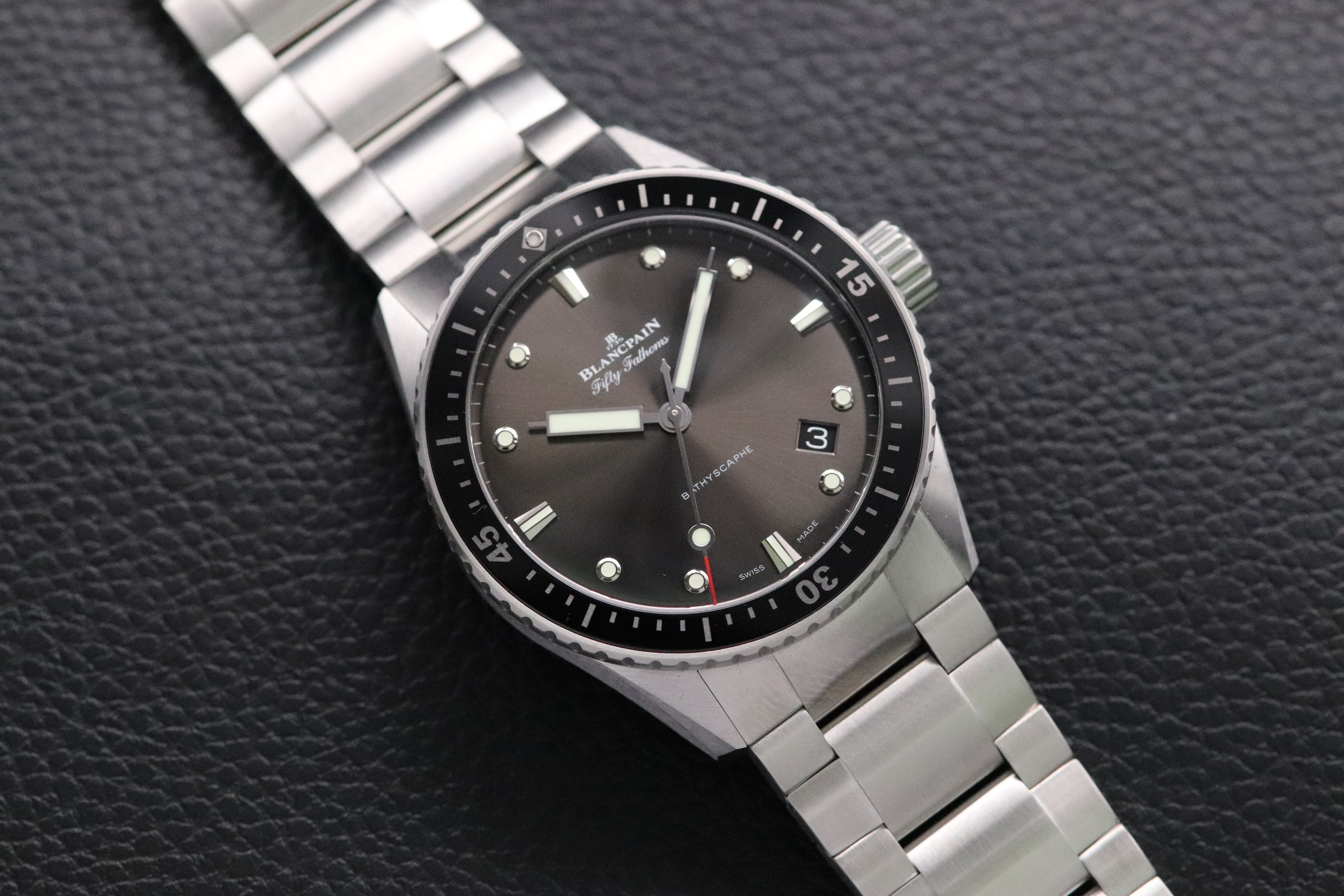 Blancpain Fifty Fathoms Bathyscape 5000-1110-71S Fullset 2023 Box+Papers