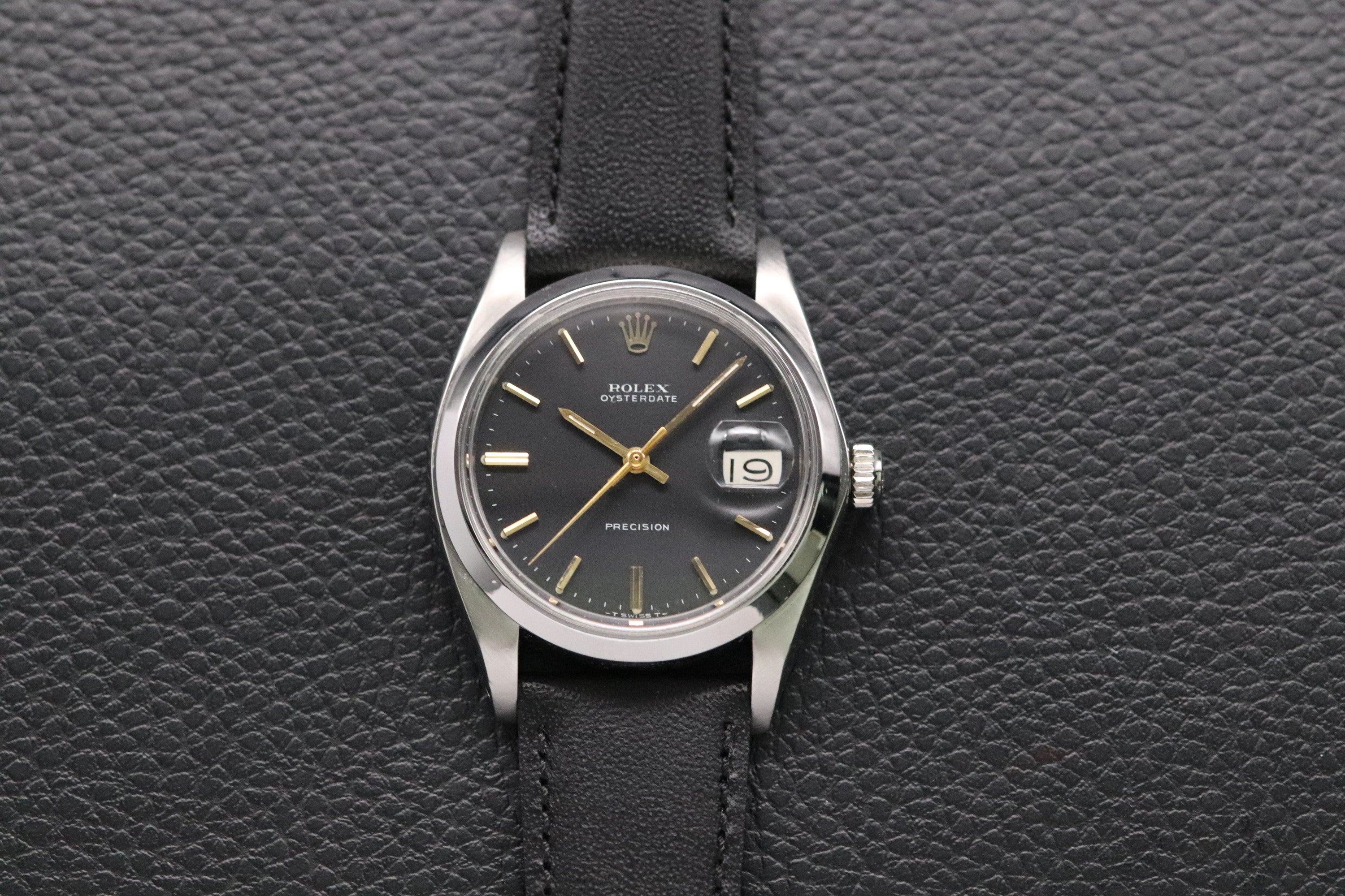 Rolex Oysterdate Precision 6694 Black Dial 1982