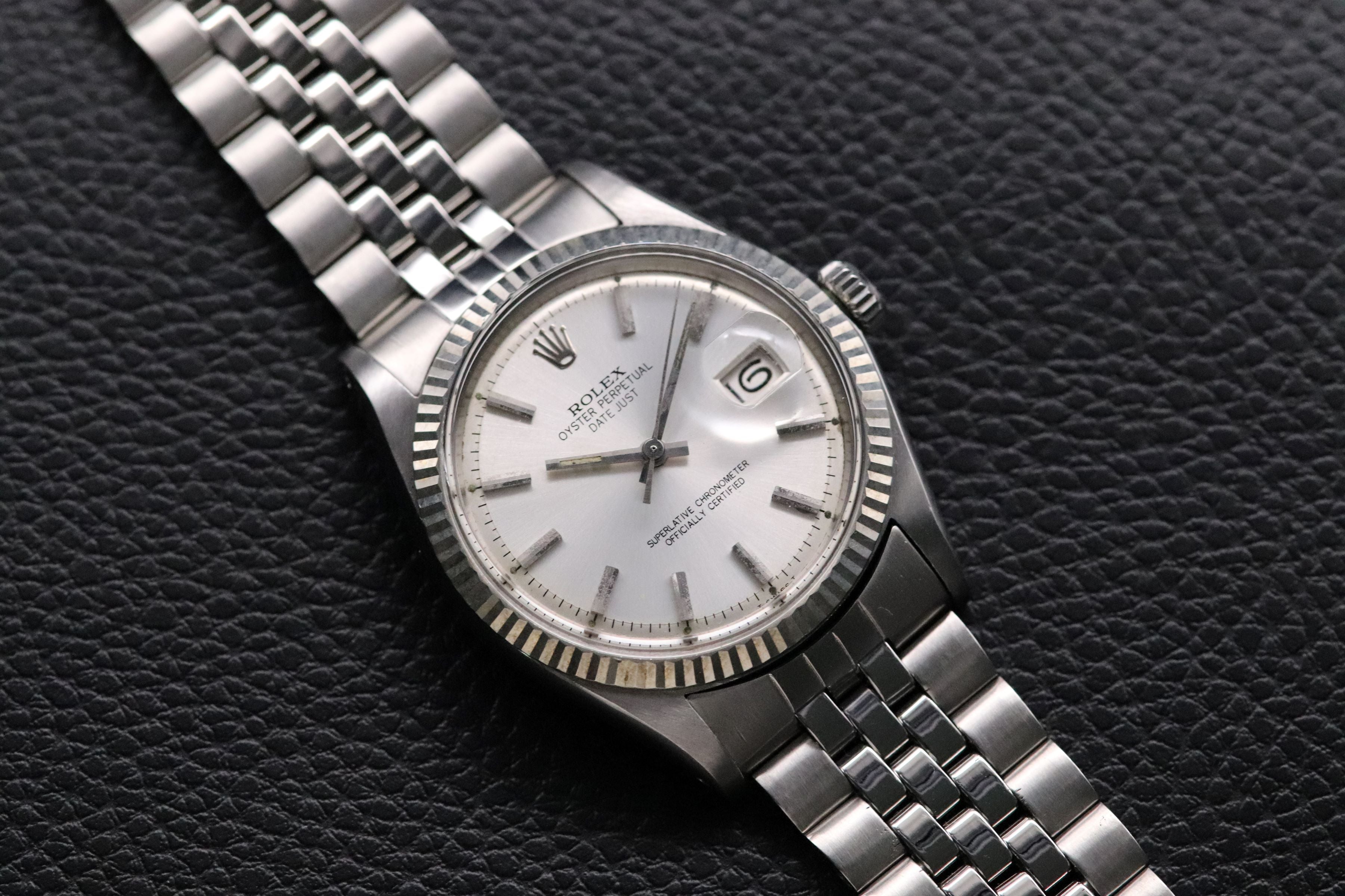 Rolex Datejust 36 Silver Dial 1601 Jubilee 1969