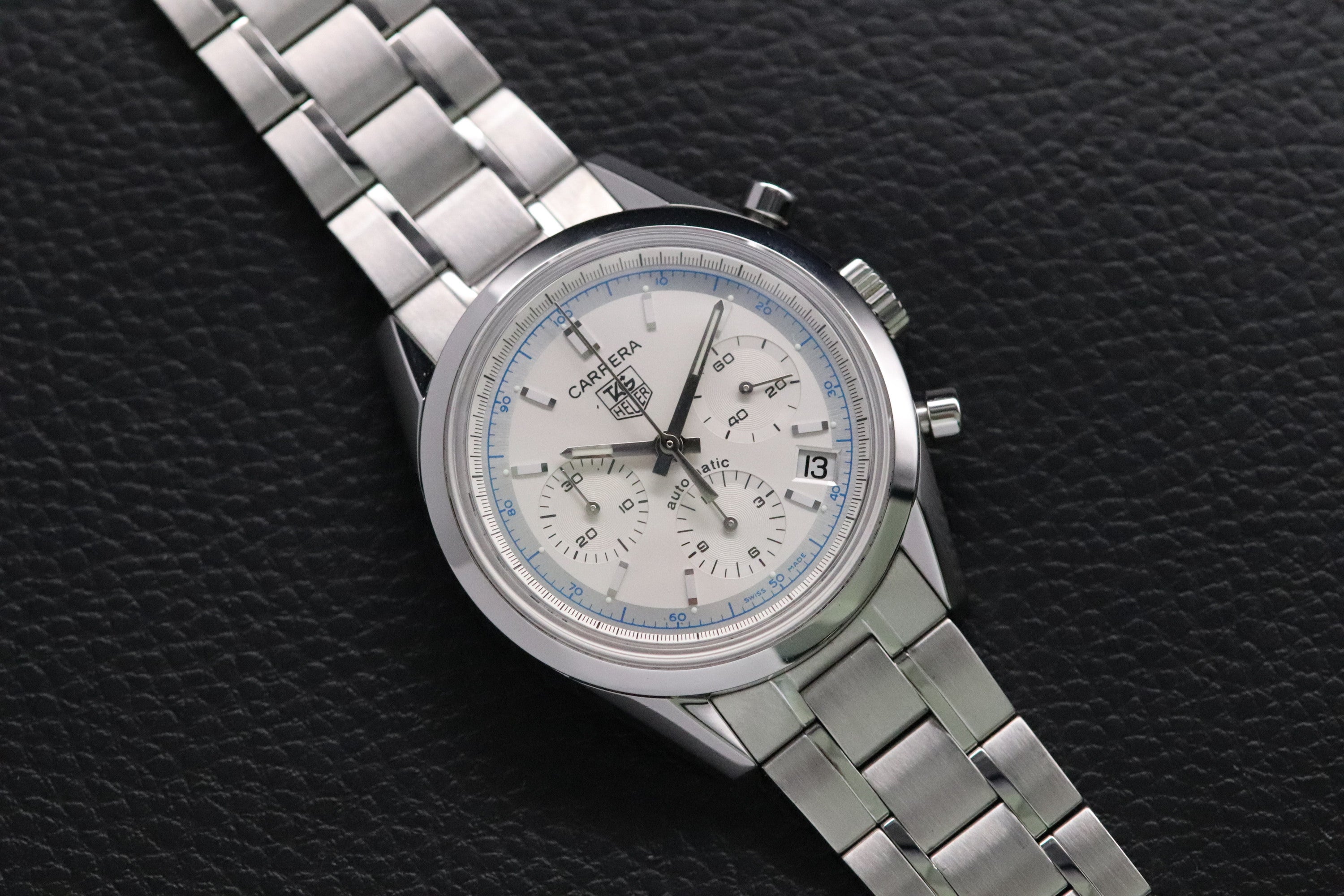 Tag Heuer Carrera Calibre 17 CV2110 Silver Dial 2003