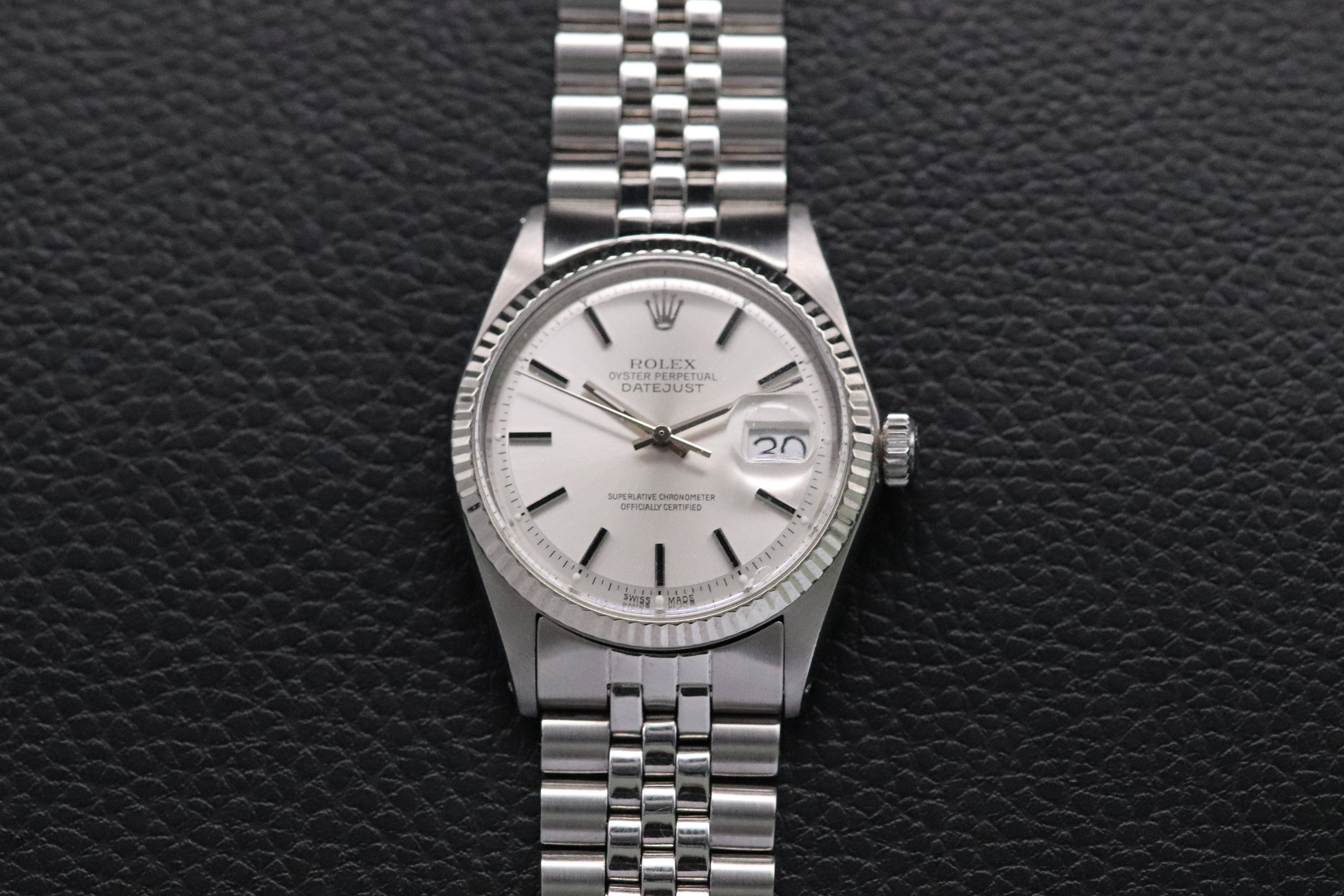Rolex Datejust 1601 Silver Dial 1973