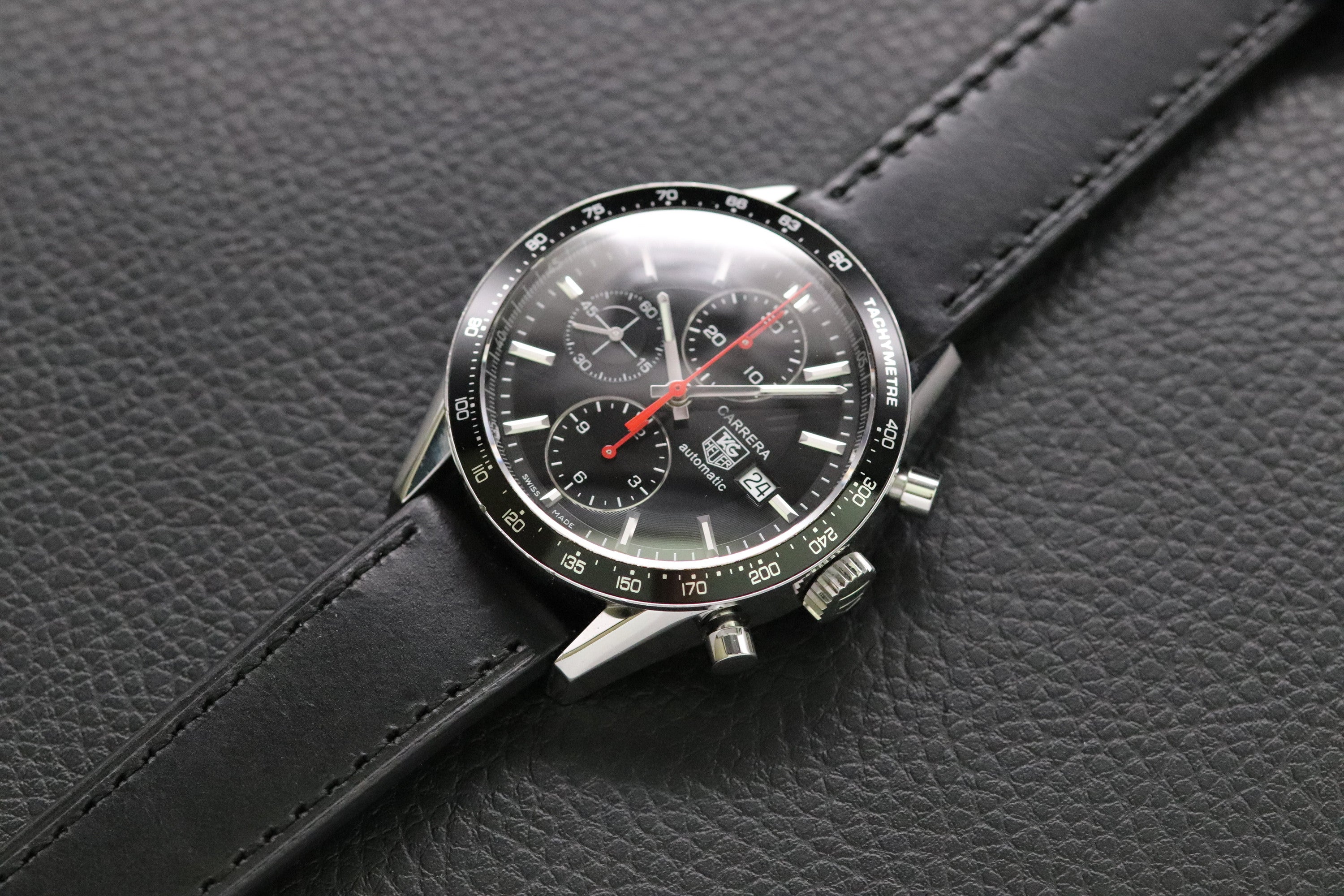 Tag Heuer Carrera Calibre 16 CV2014 Black Dial 2011