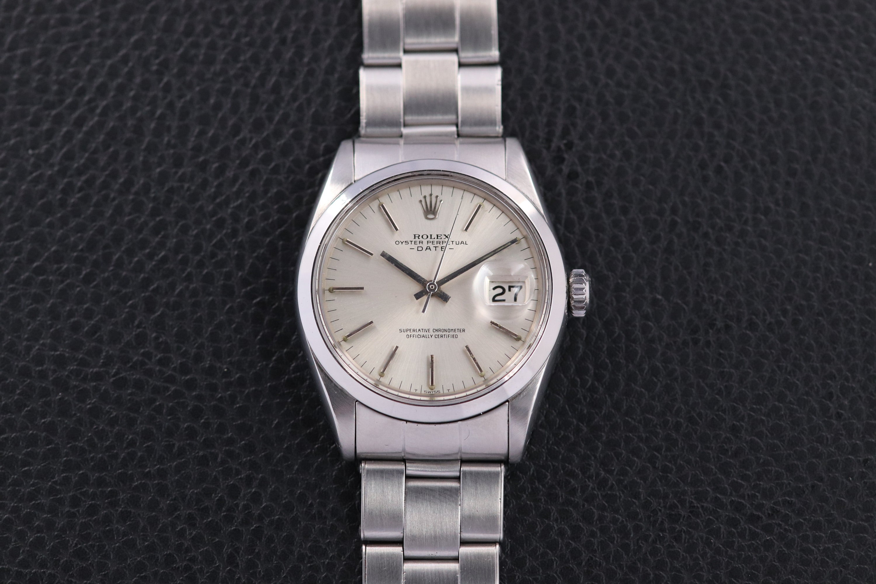 Rolex Date 1500 Silver Dial 1967