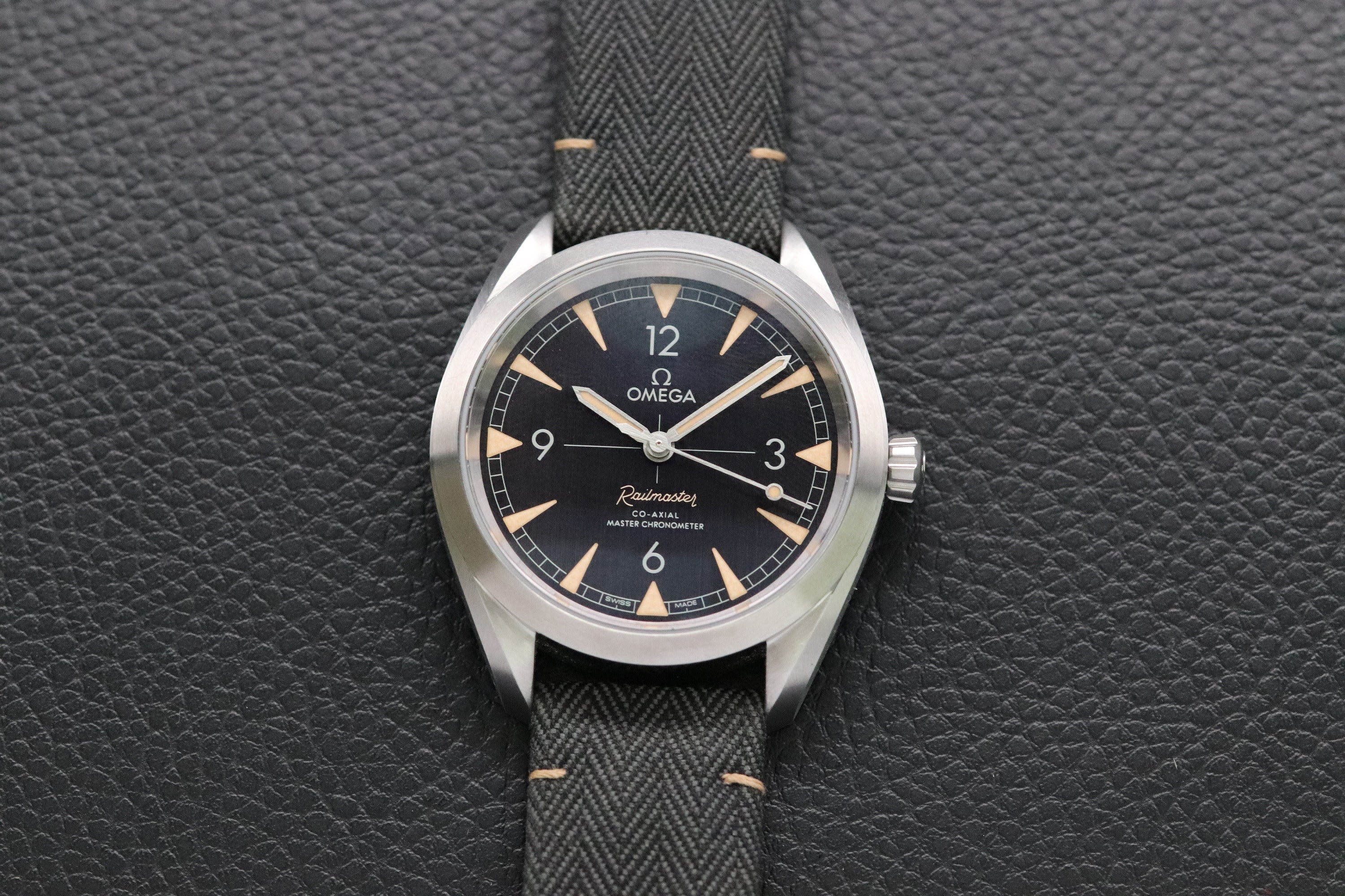 Omega Seamaster Railmaster 220.12.40.20.01.001 Fullset 2018 Box+Papers