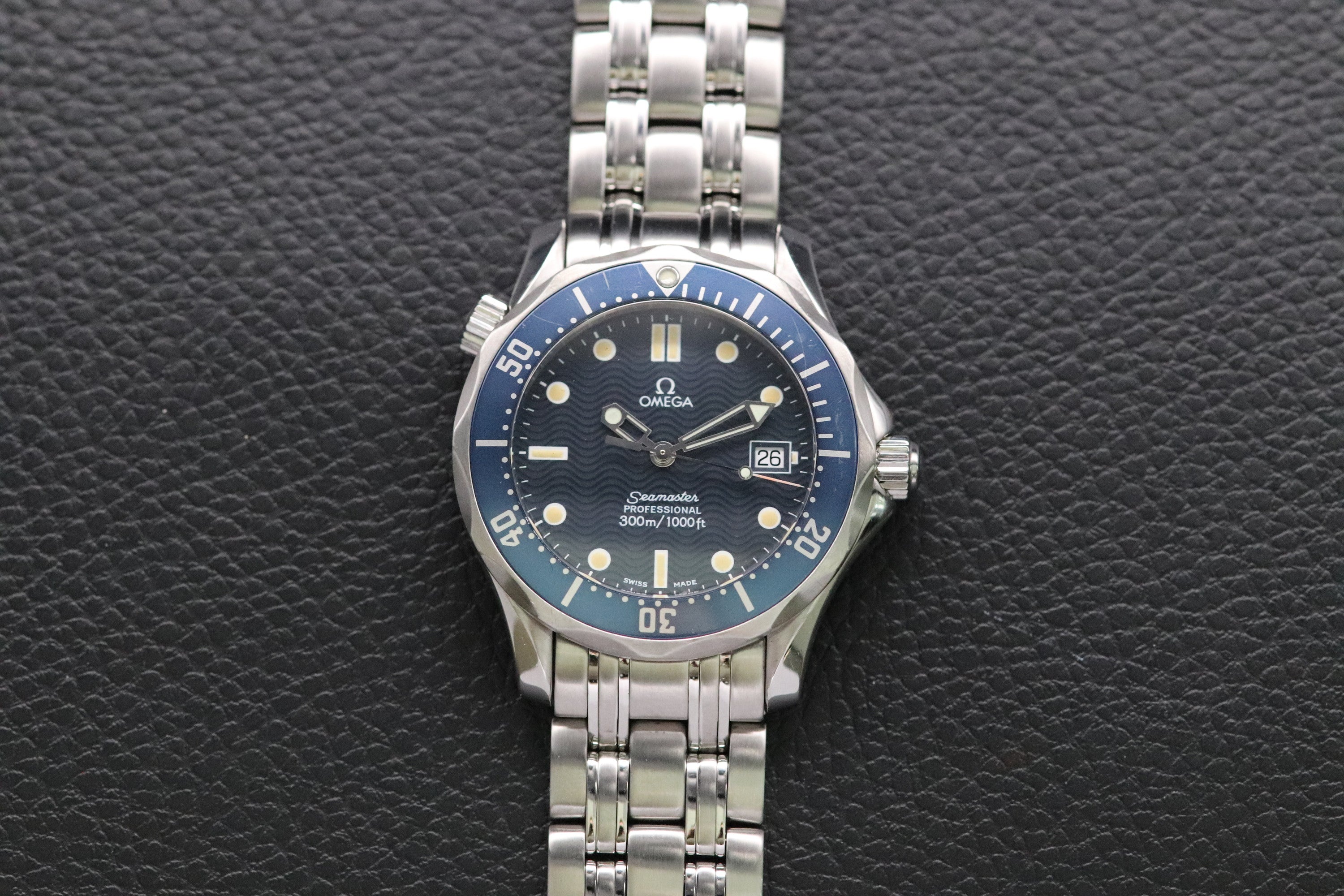 Omega Seamaster 300 2561.80 Blue Dial 1995 Paper