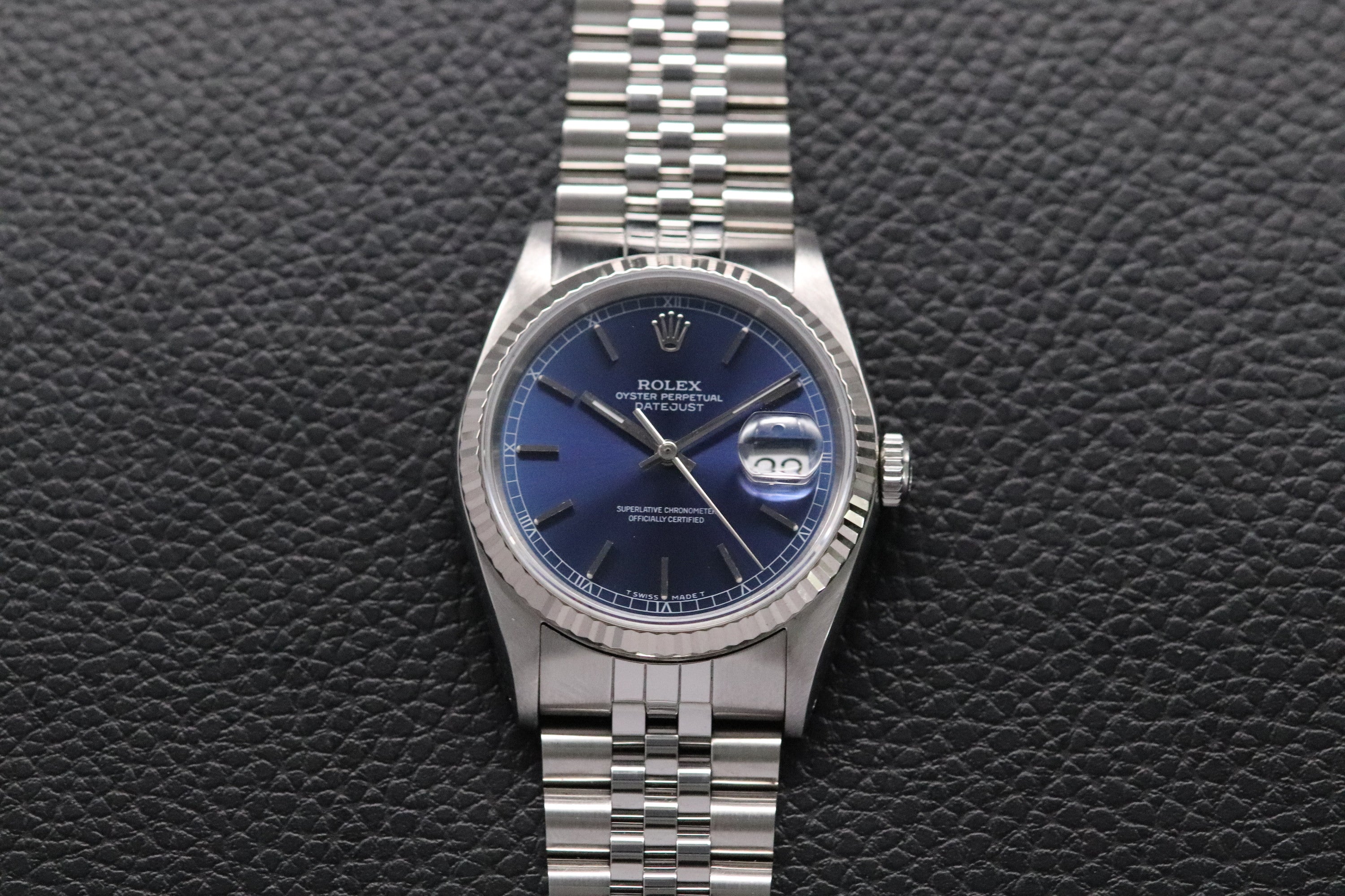 Rolex Datejust 16234 Blue Dial 1992