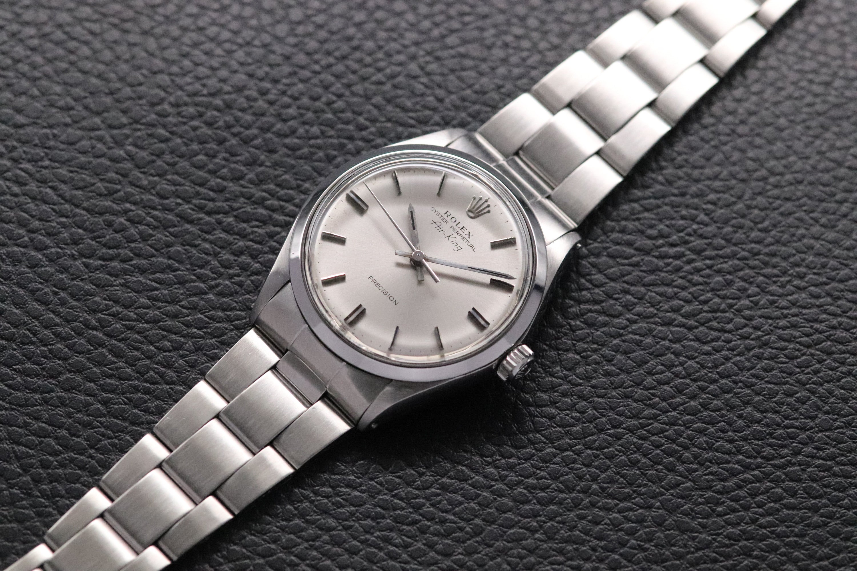 Rolex Air-King 5500 Silver Dial 1971