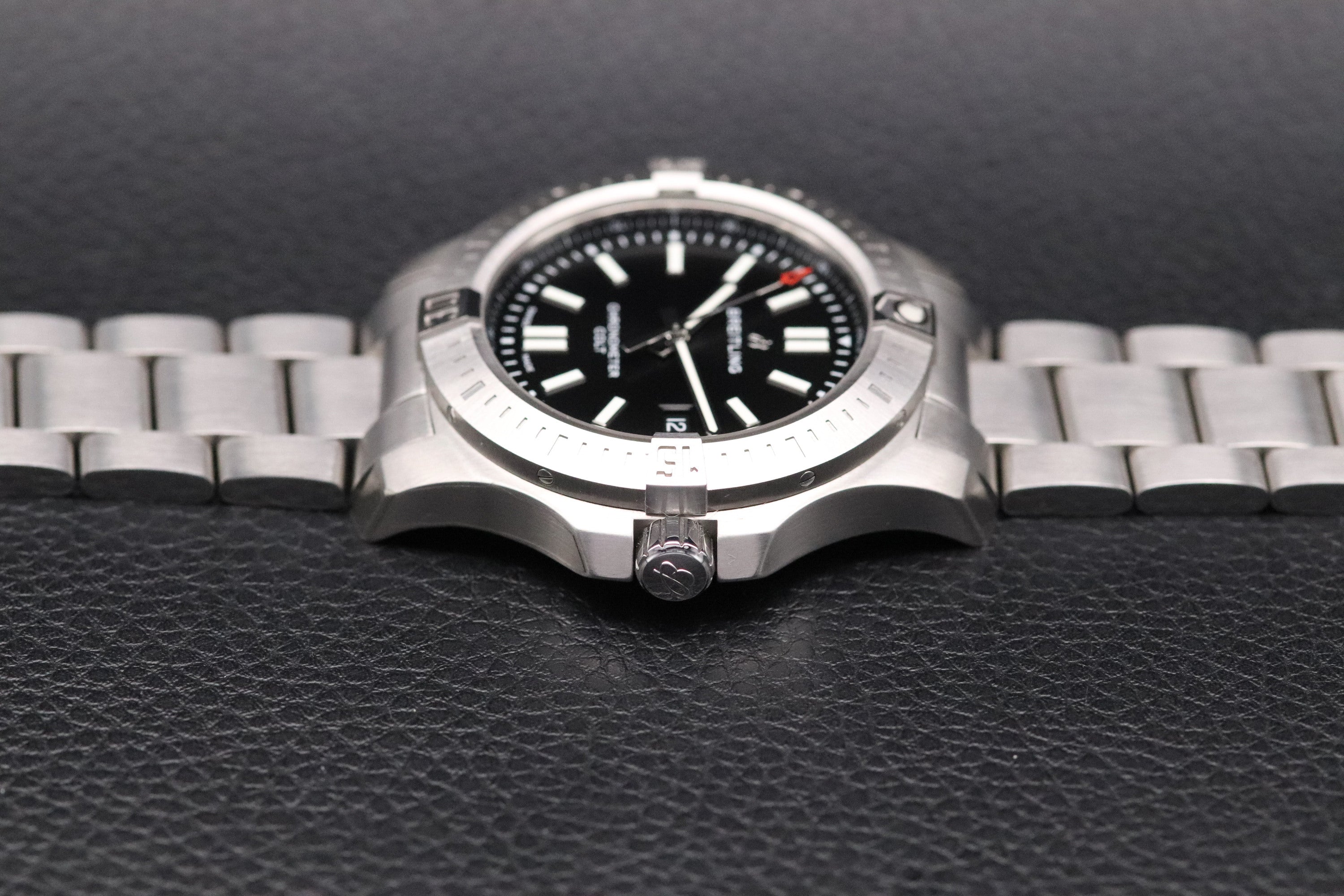 Breitling Colt A17388 Black Dial Fullset 2023 Box+Papers