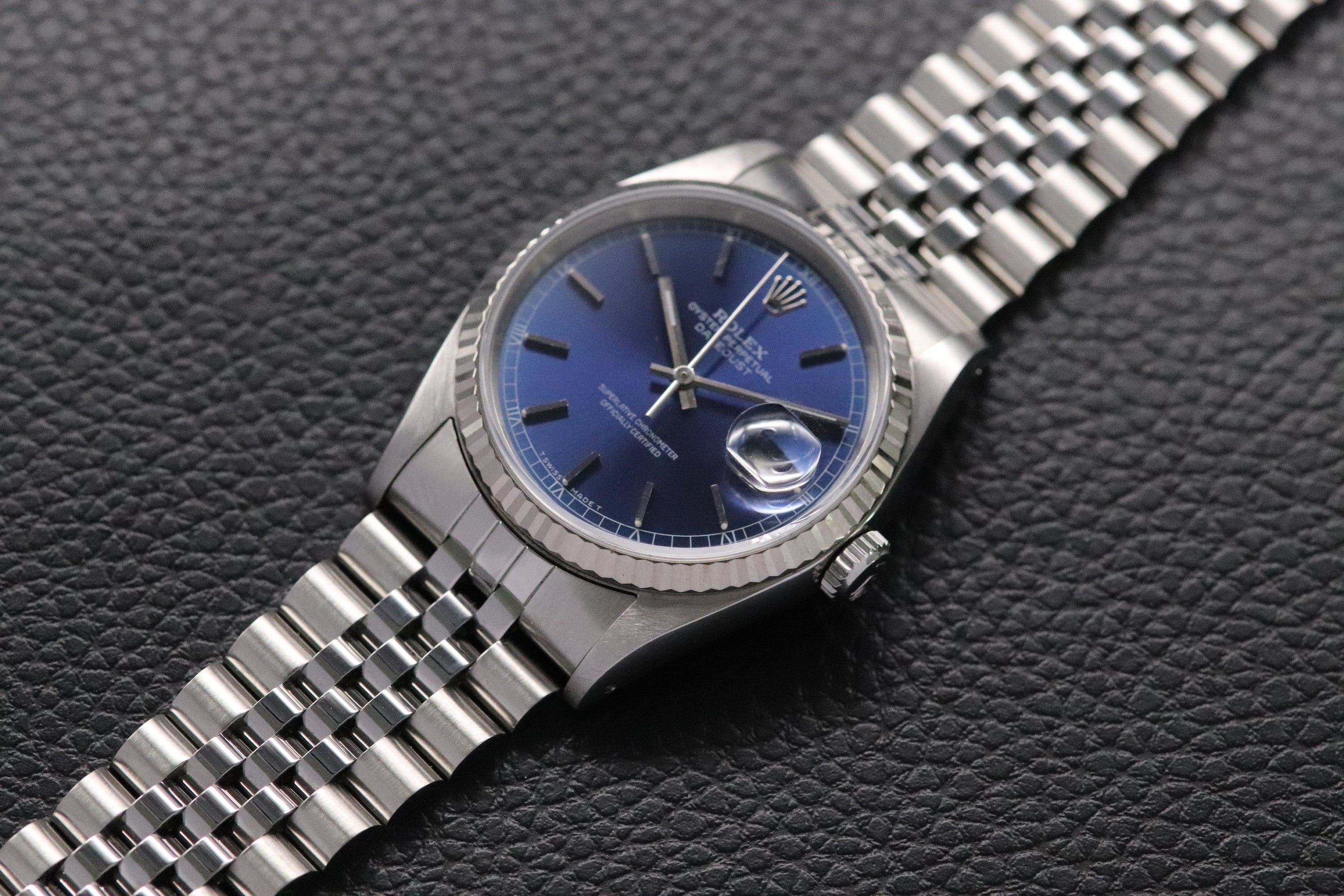 Rolex Datejust 16234 Blue Dial 1992