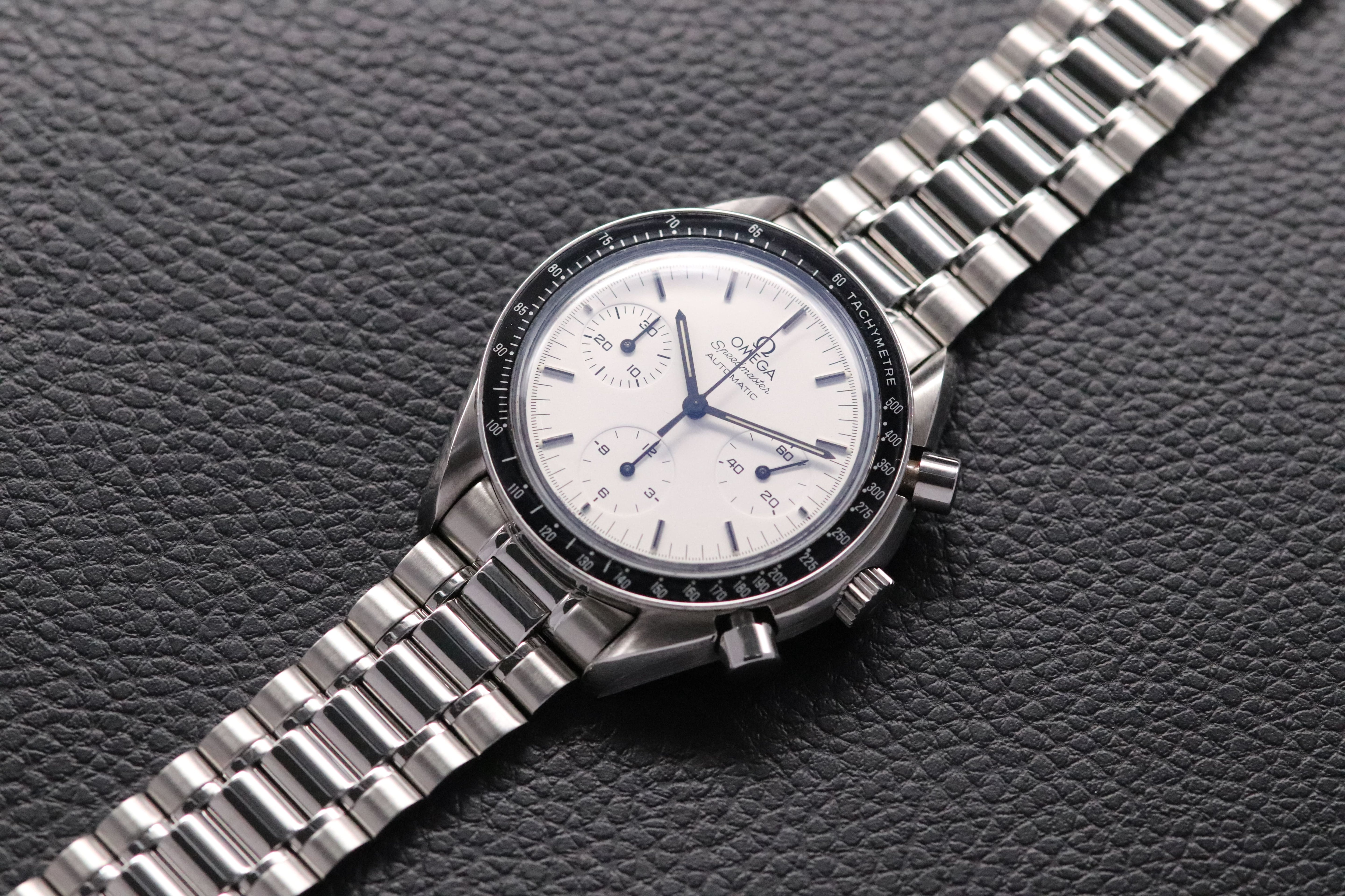 Omega Speedmaster Reduced 3510.20 Albino White Dial 1989
