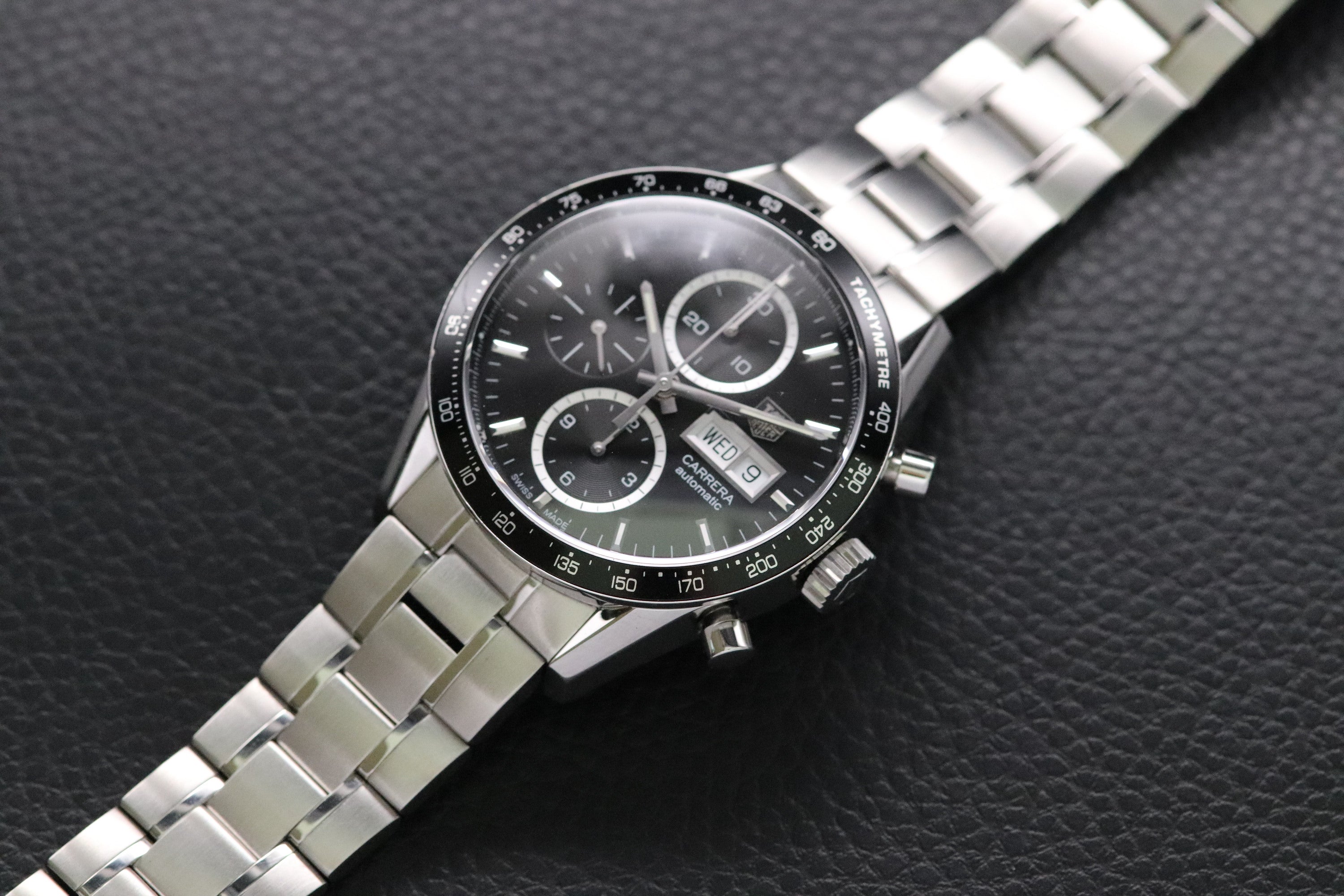 Tag Heuer Carrera Calibre 16 CV201AG Black Dial 2018