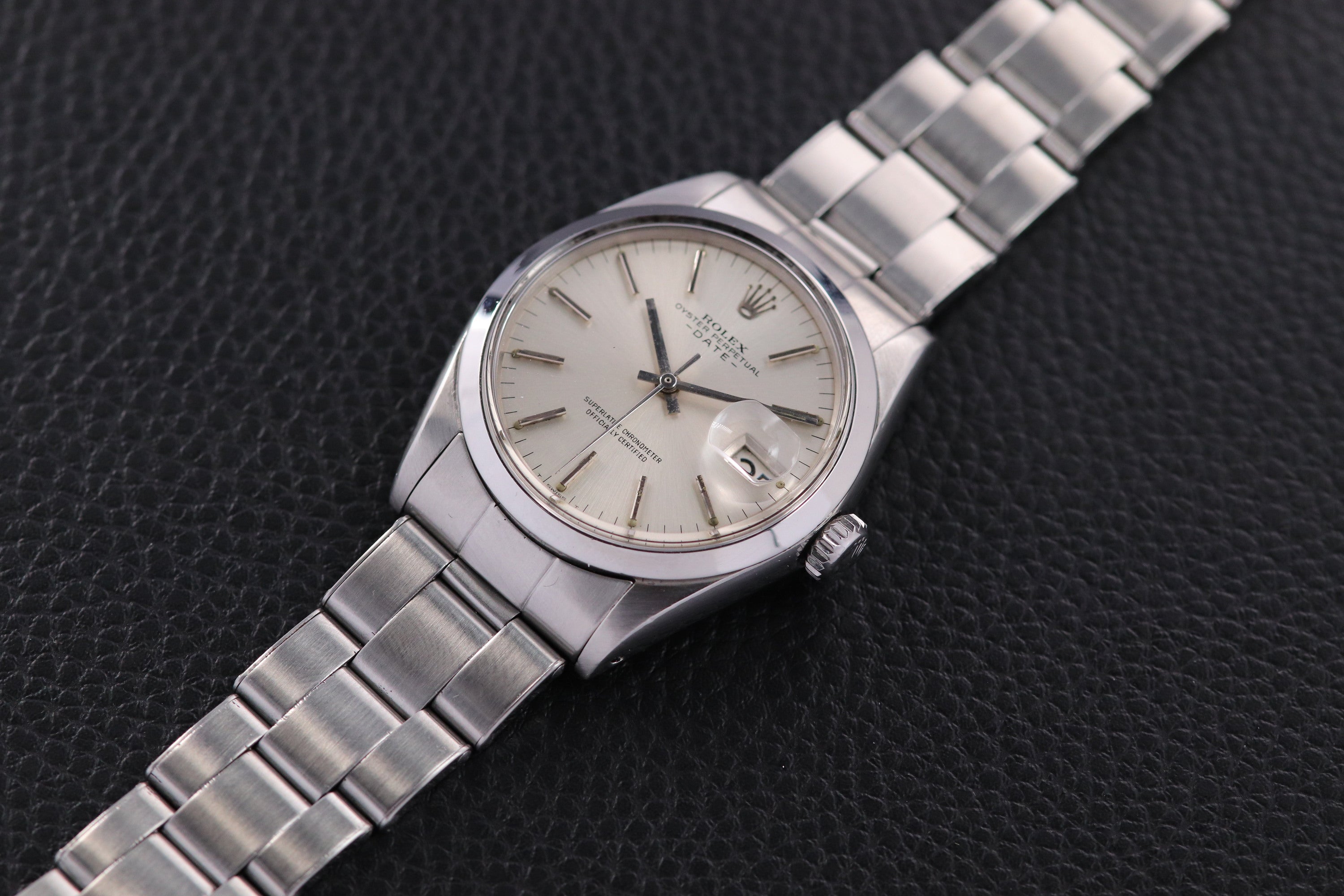 Rolex Date 1500 Silver Dial 1967