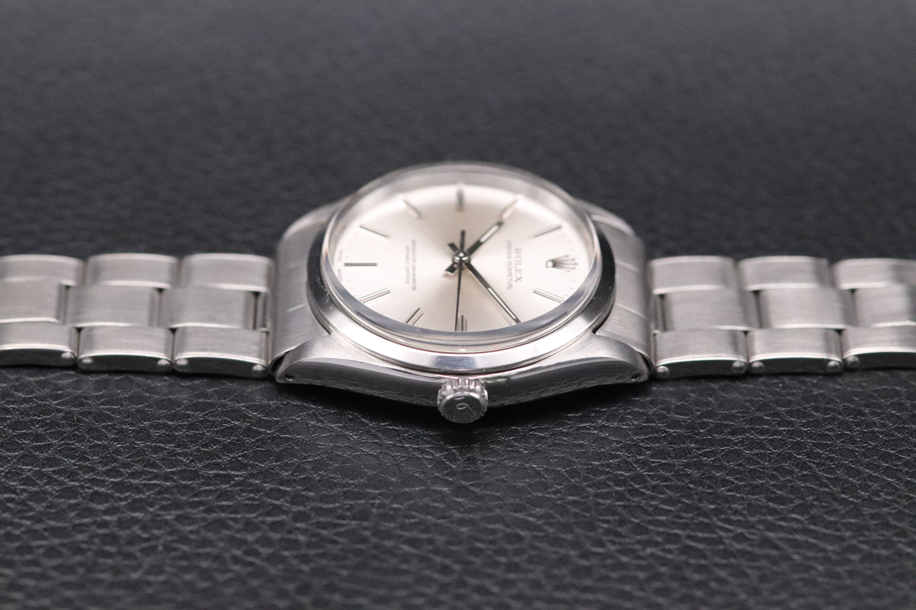 Rolex Oyster Perpetual 1002 Silver Dial 1984 Automatic