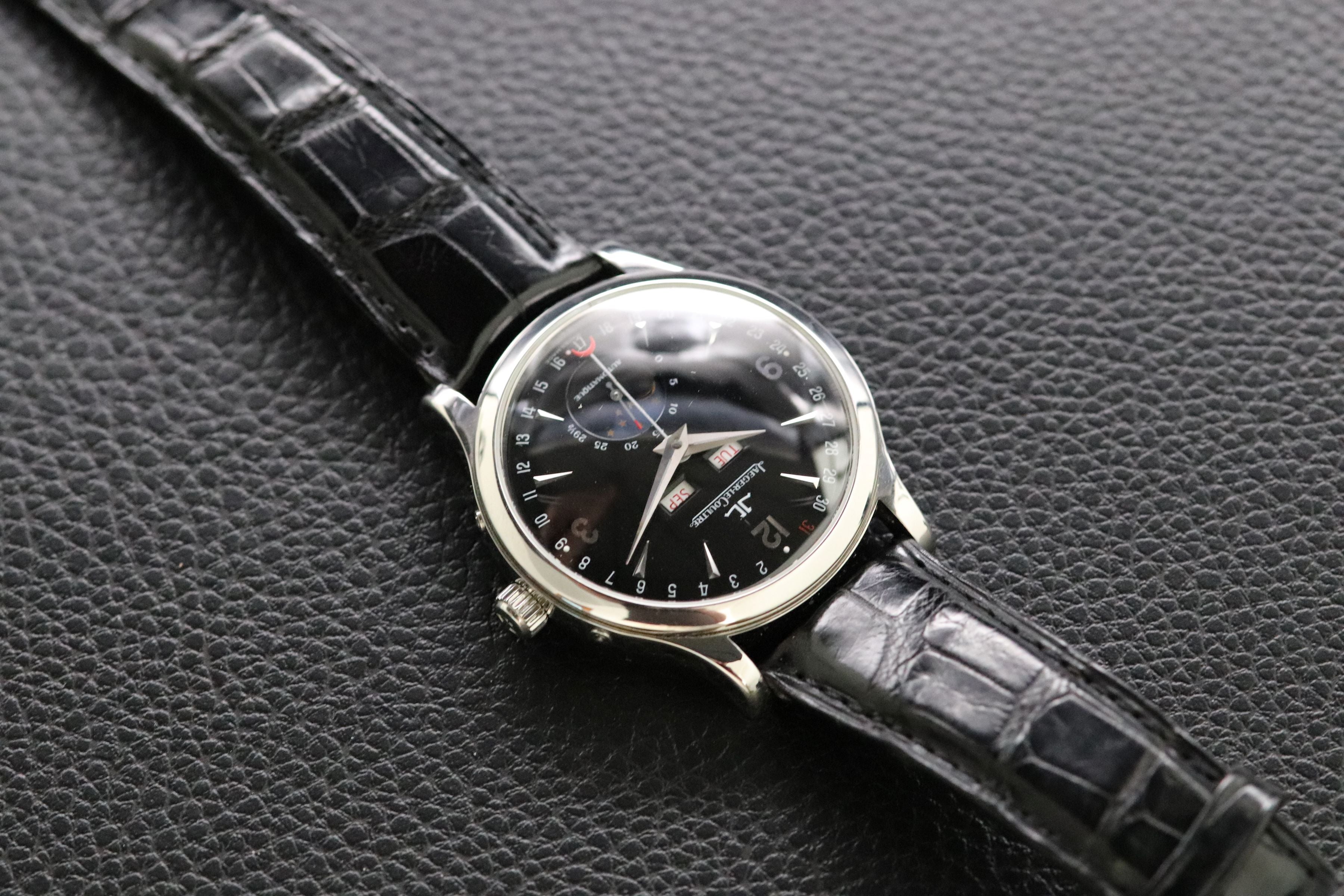 Jaeger-LeCoultre Master Calendar Moon 140.8.98.S Glas Boden