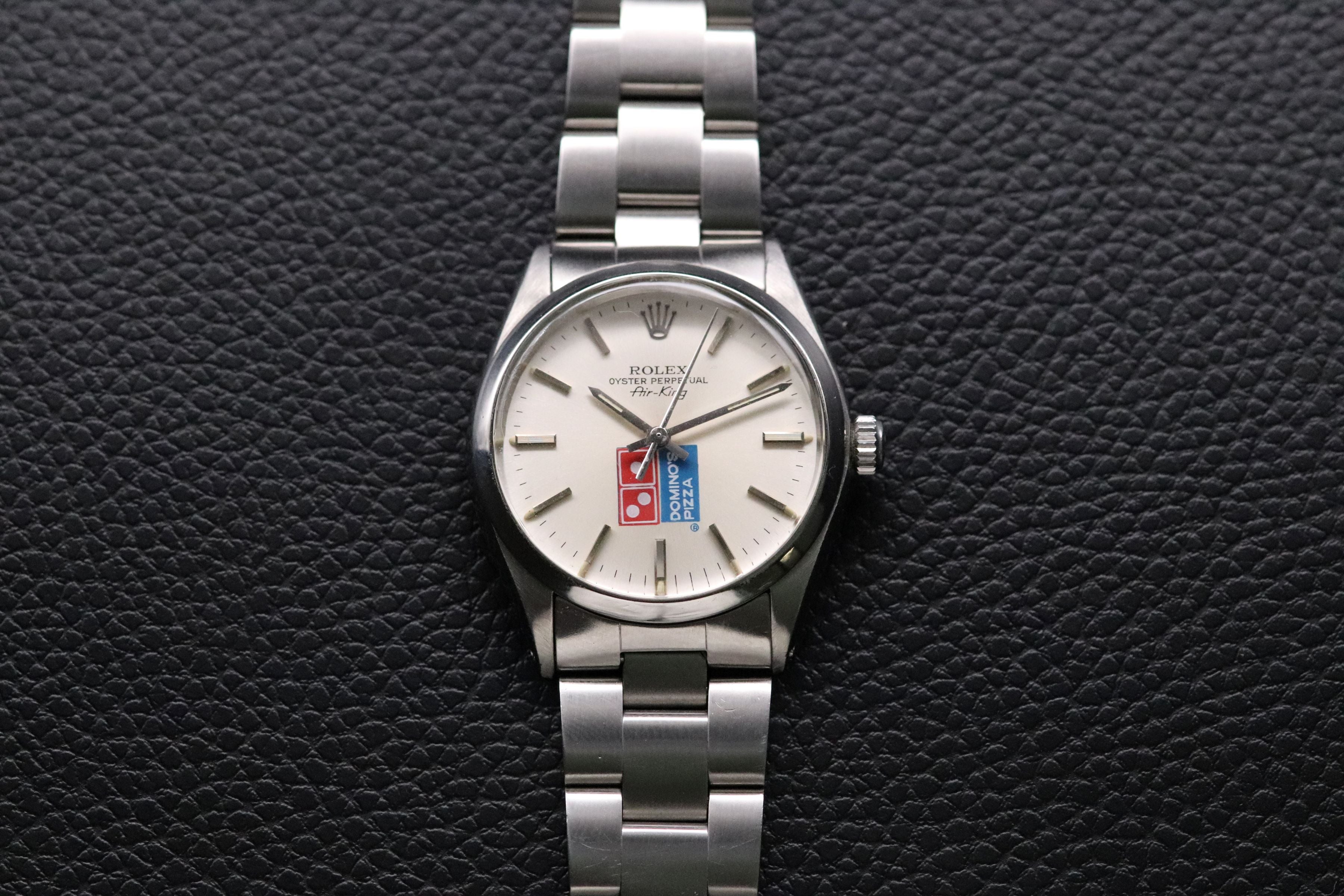 Rolex Air-King 5500 Dominos Pizza 1982 Logo Dial