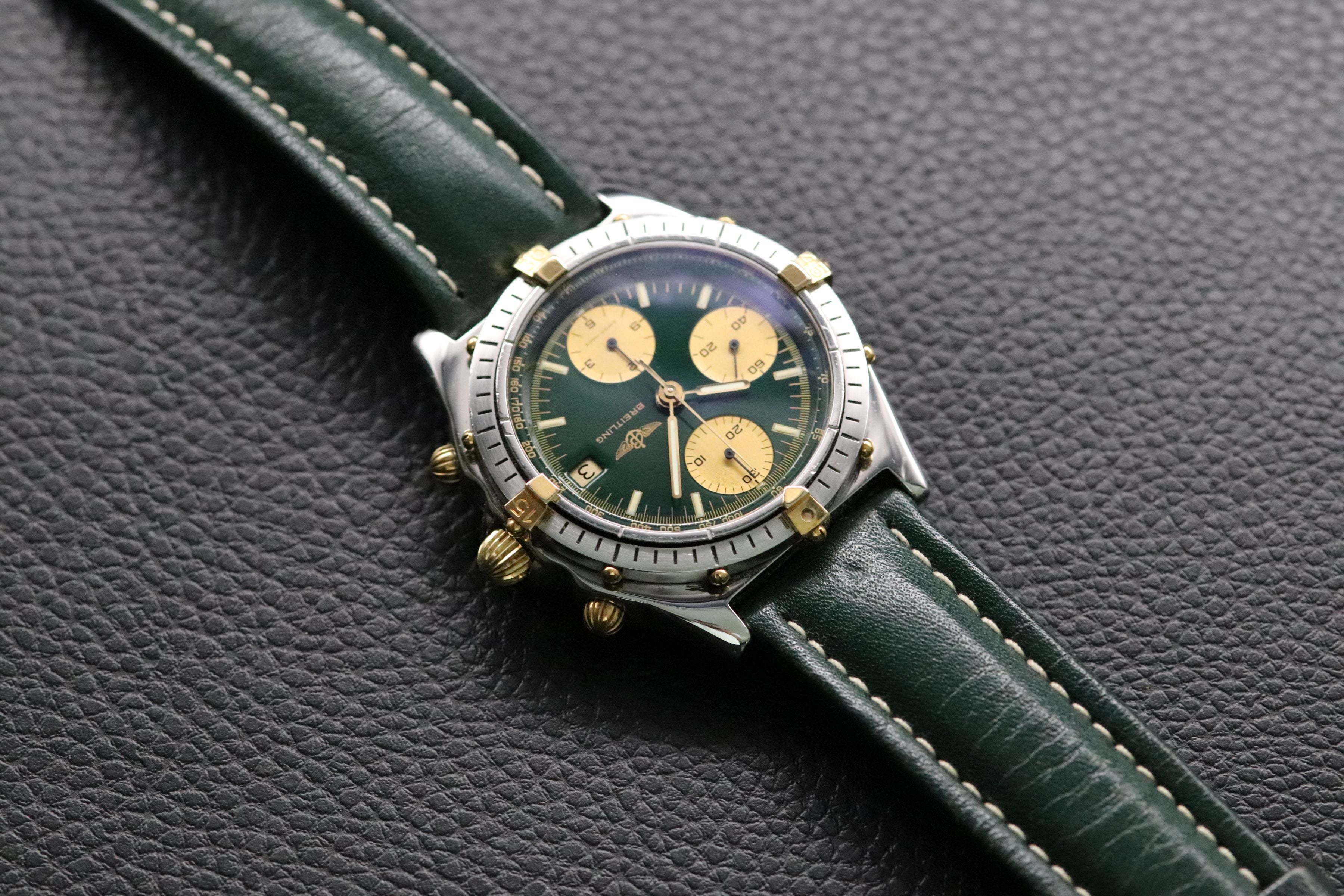 Breitling Chronomat 81950 Green Dial 1992