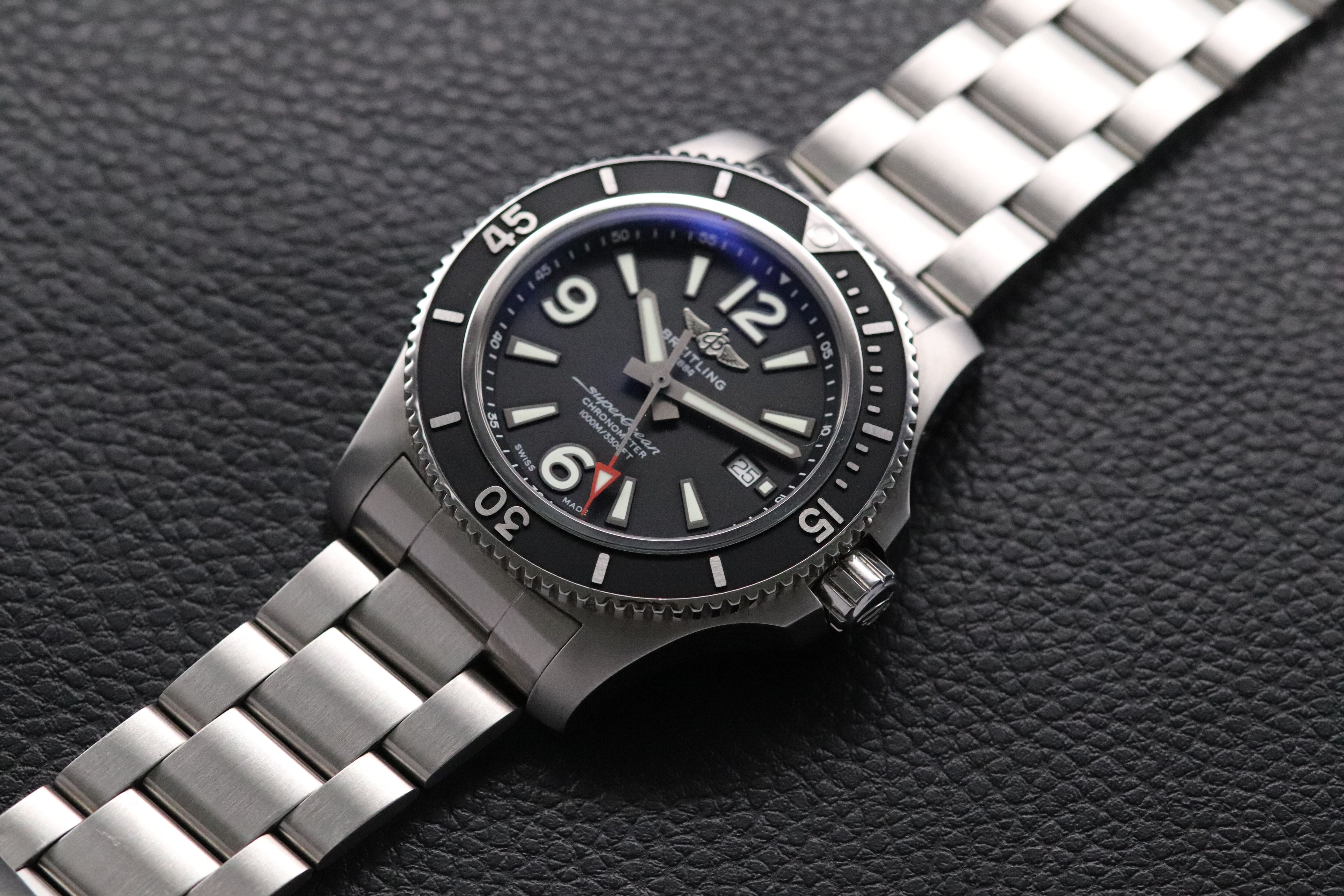 Breitling Superocean 44 Black A17367 Fullset 2022 Box+Papers