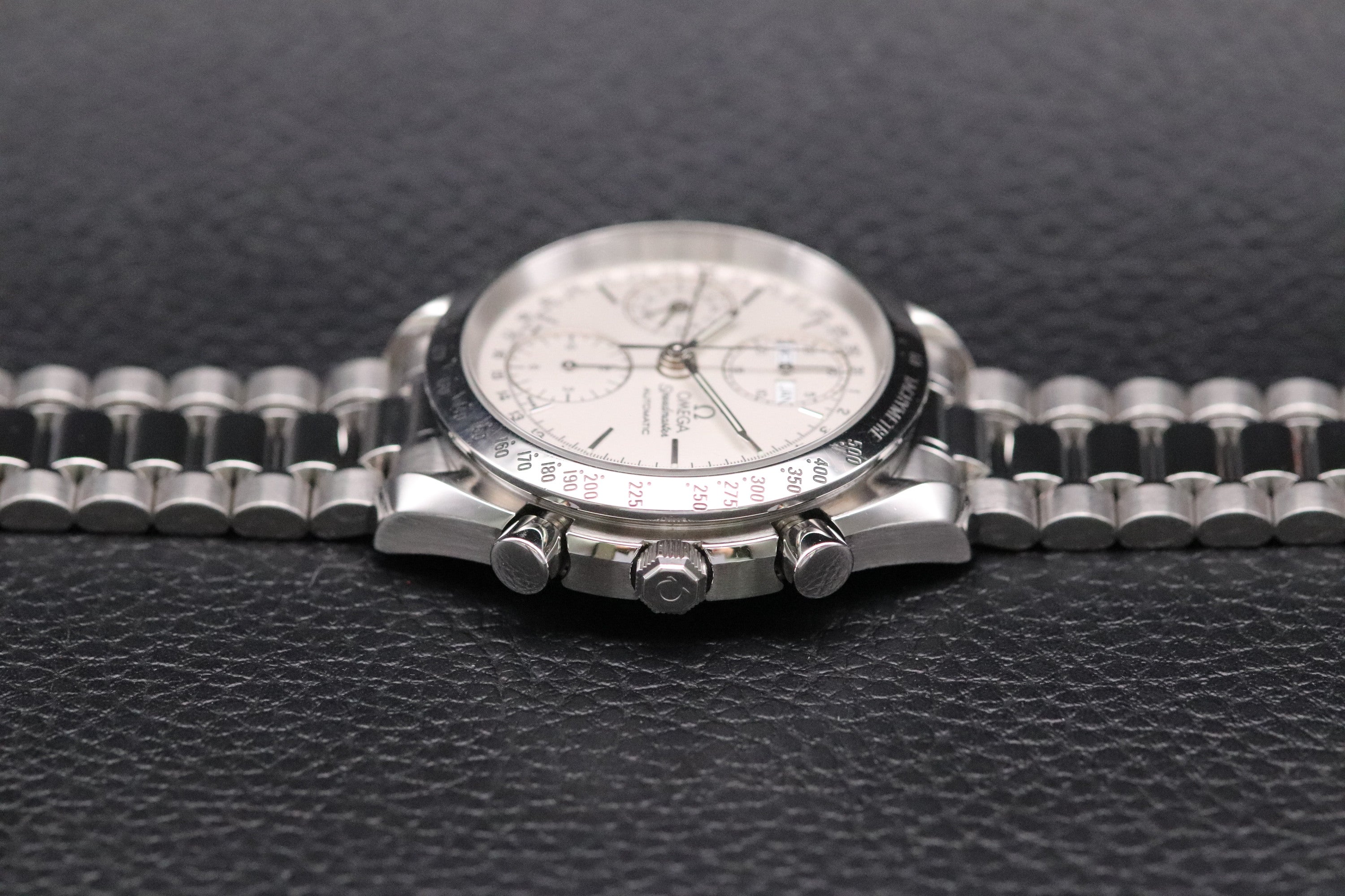 Omega Speedmaster Day Date 3521.30 Silver Dial 1998