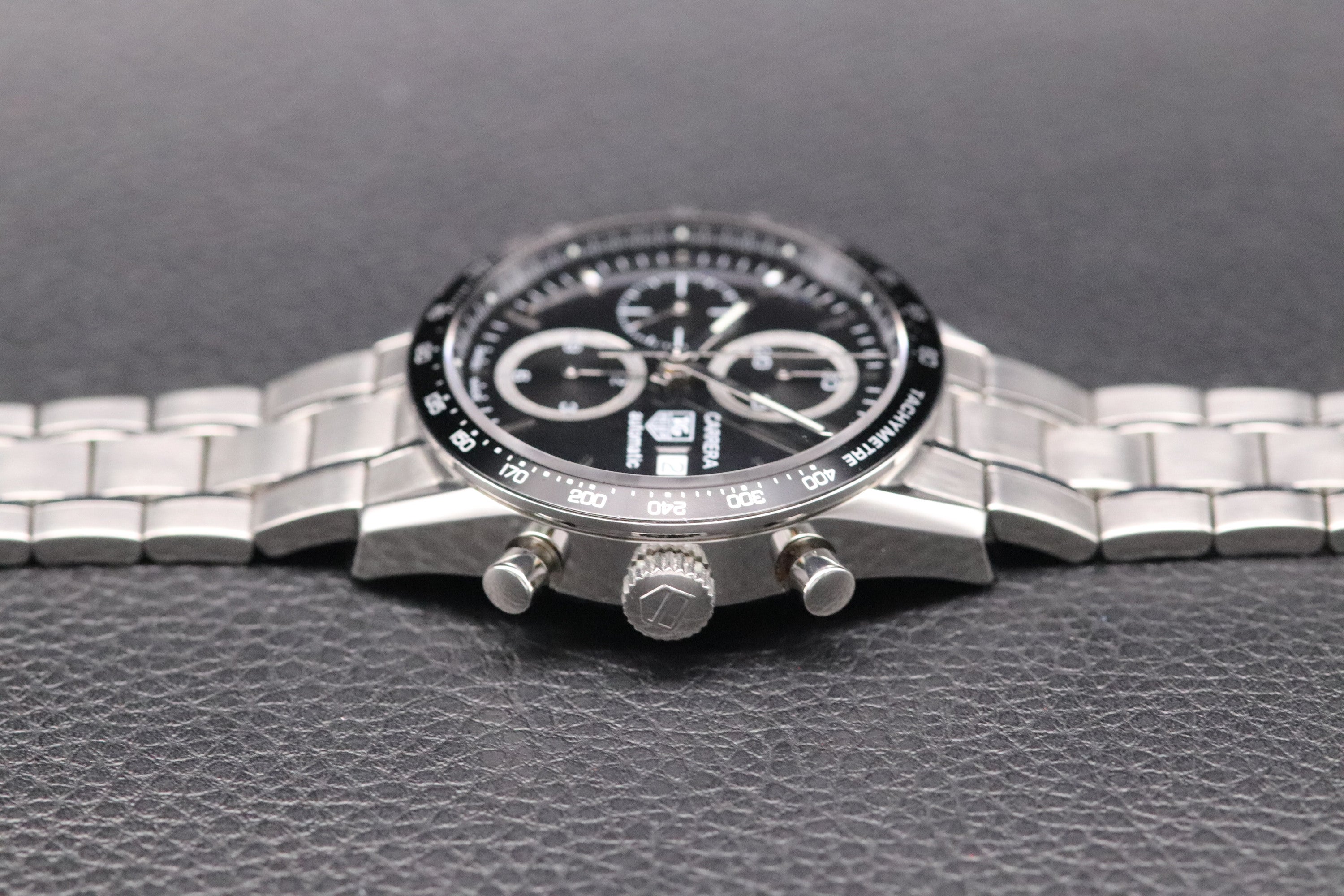 Tag Heuer Carrera Calibre 16 CV2010 Black Dial 2015