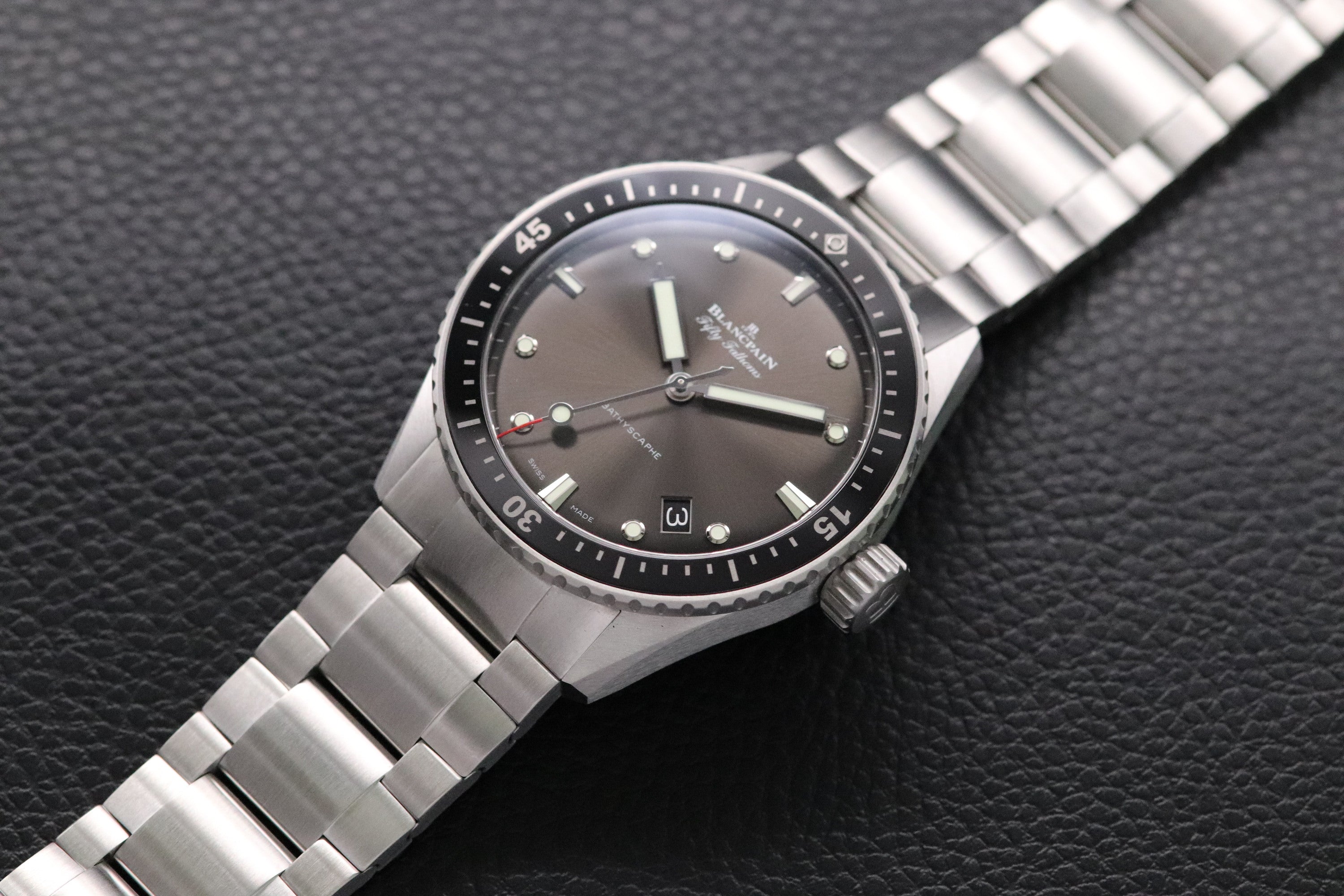 Blancpain Fifty Fathoms Bathyscape 5000-1110-71S Fullset 2023 Box+Papers