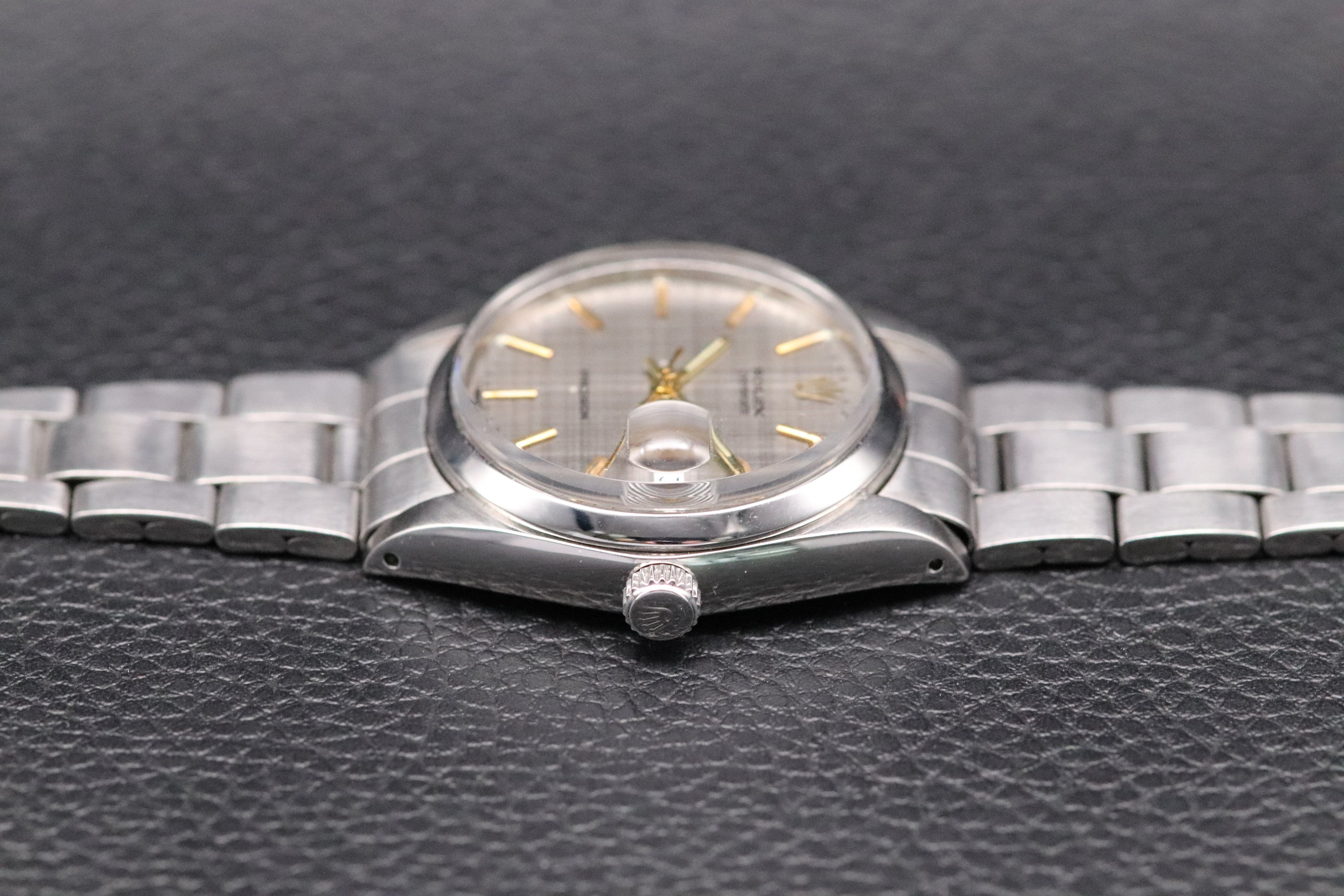 Rolex Oysterdate Precision 6694 Silver Linen Dial 1966
