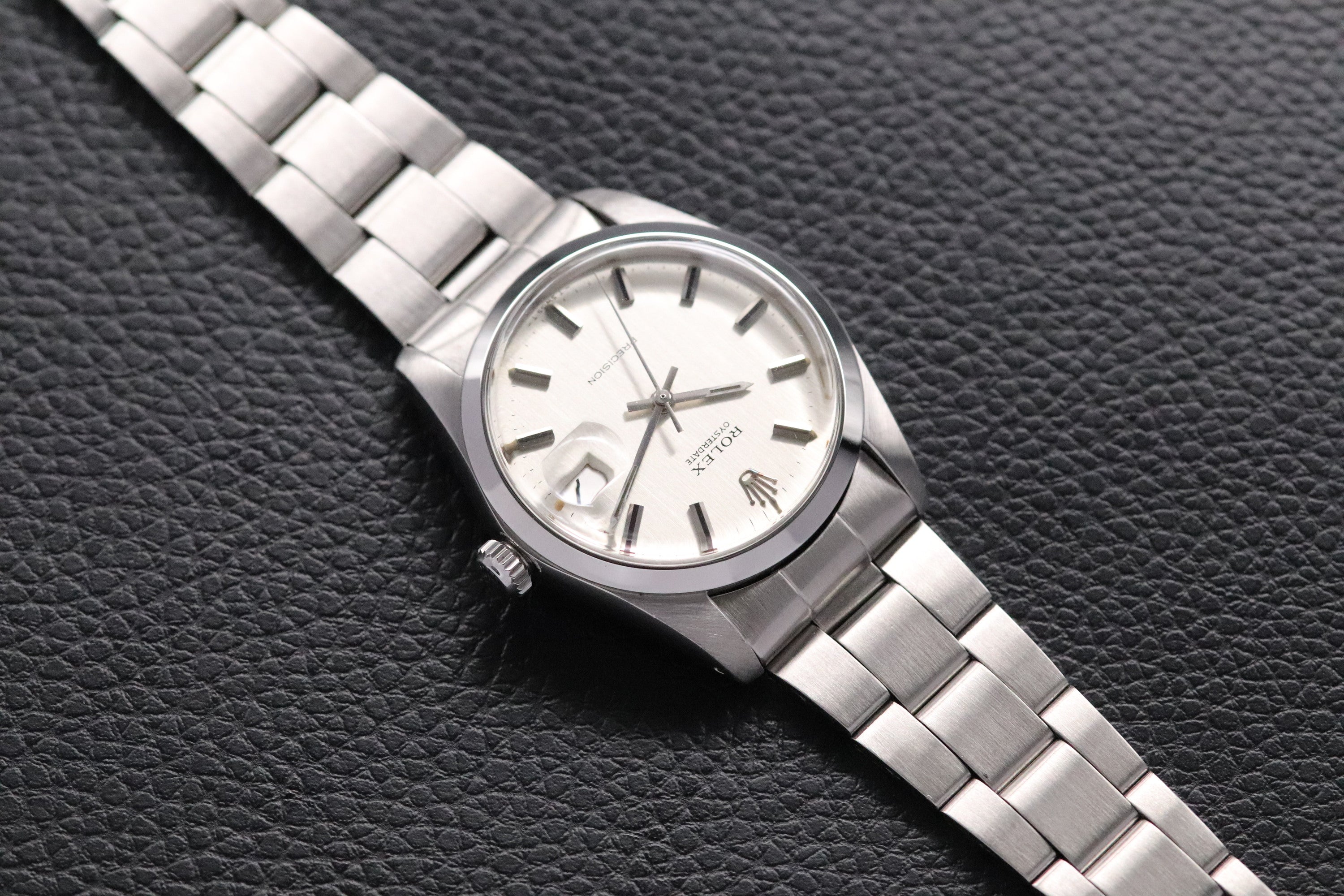 Rolex Oysterdate Precision 6694 Silver Dial 1972