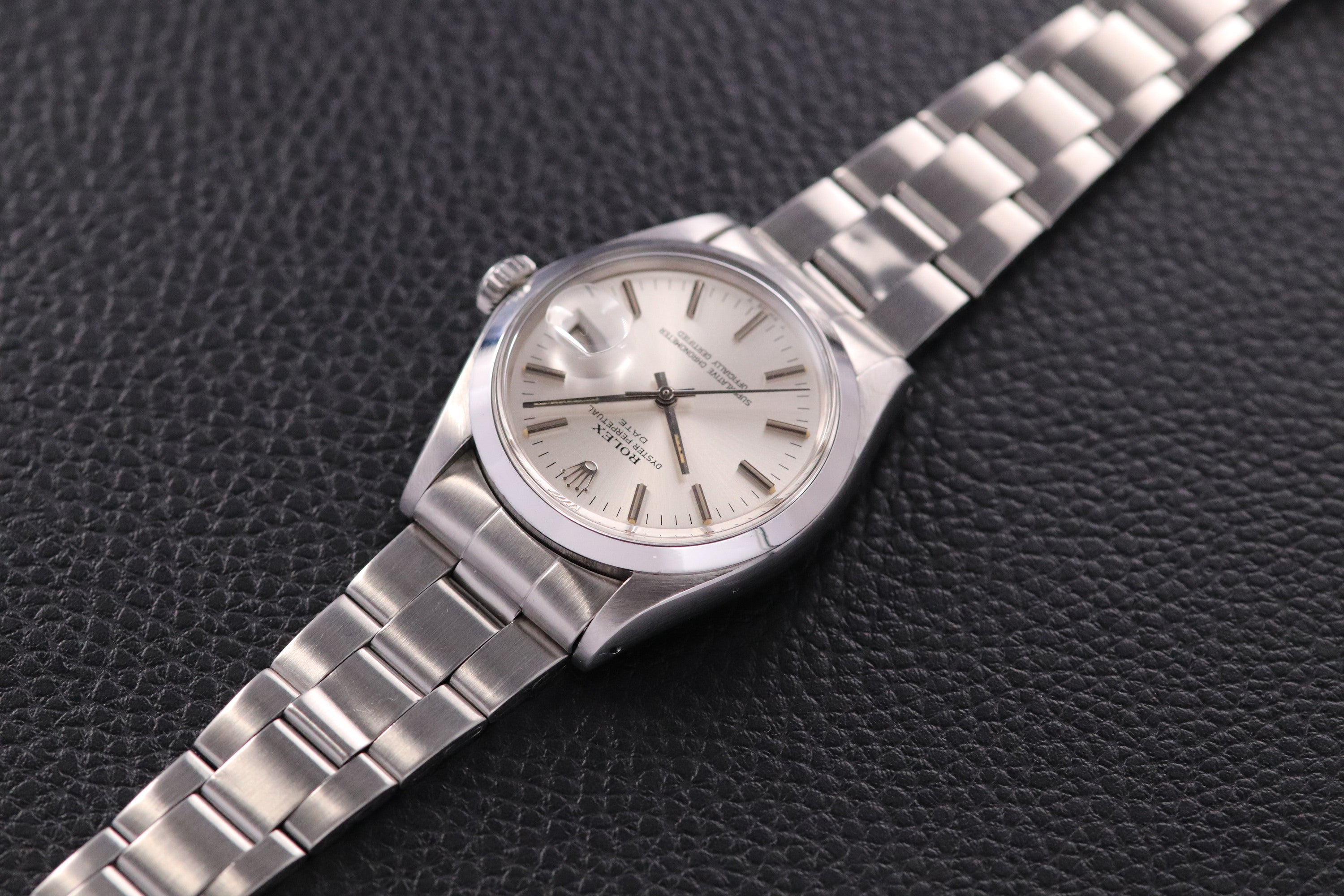 Rolex Date 1500 Silver Dial 1973