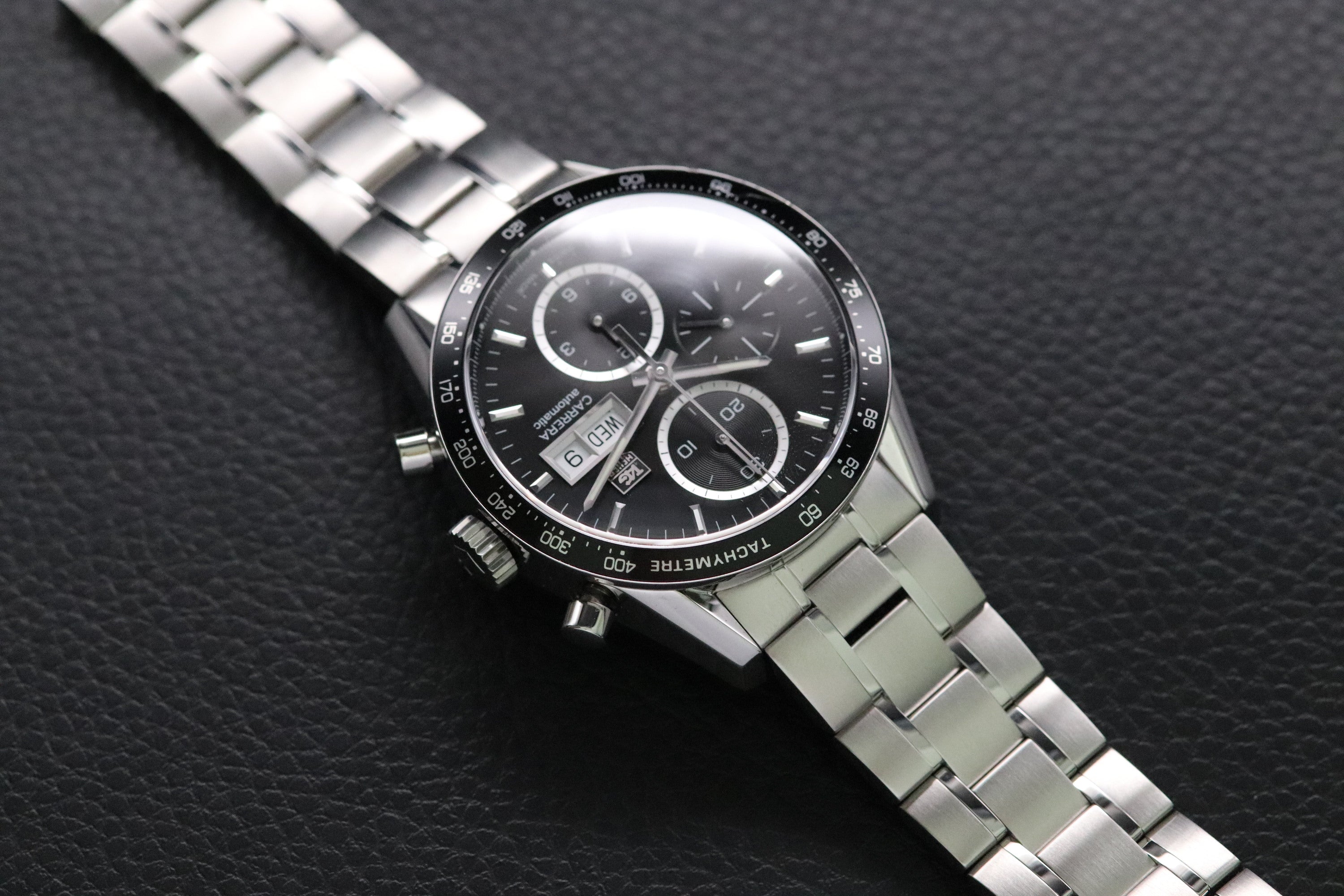 Tag Heuer Carrera Calibre 16 CV201AG Black Dial 2018