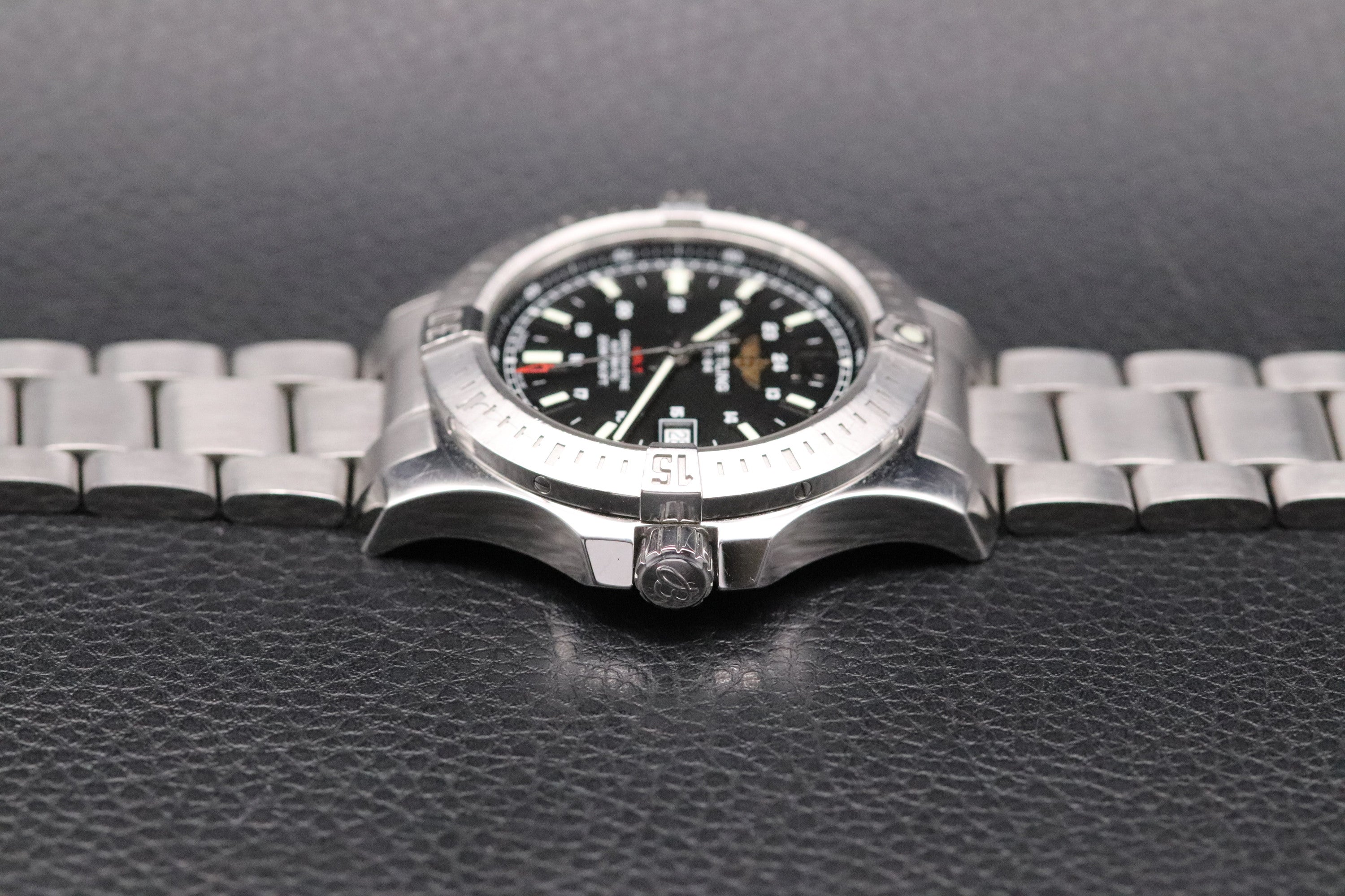 Breitling Colt A17388 Black Dial Fullset 2016 Box+Papers