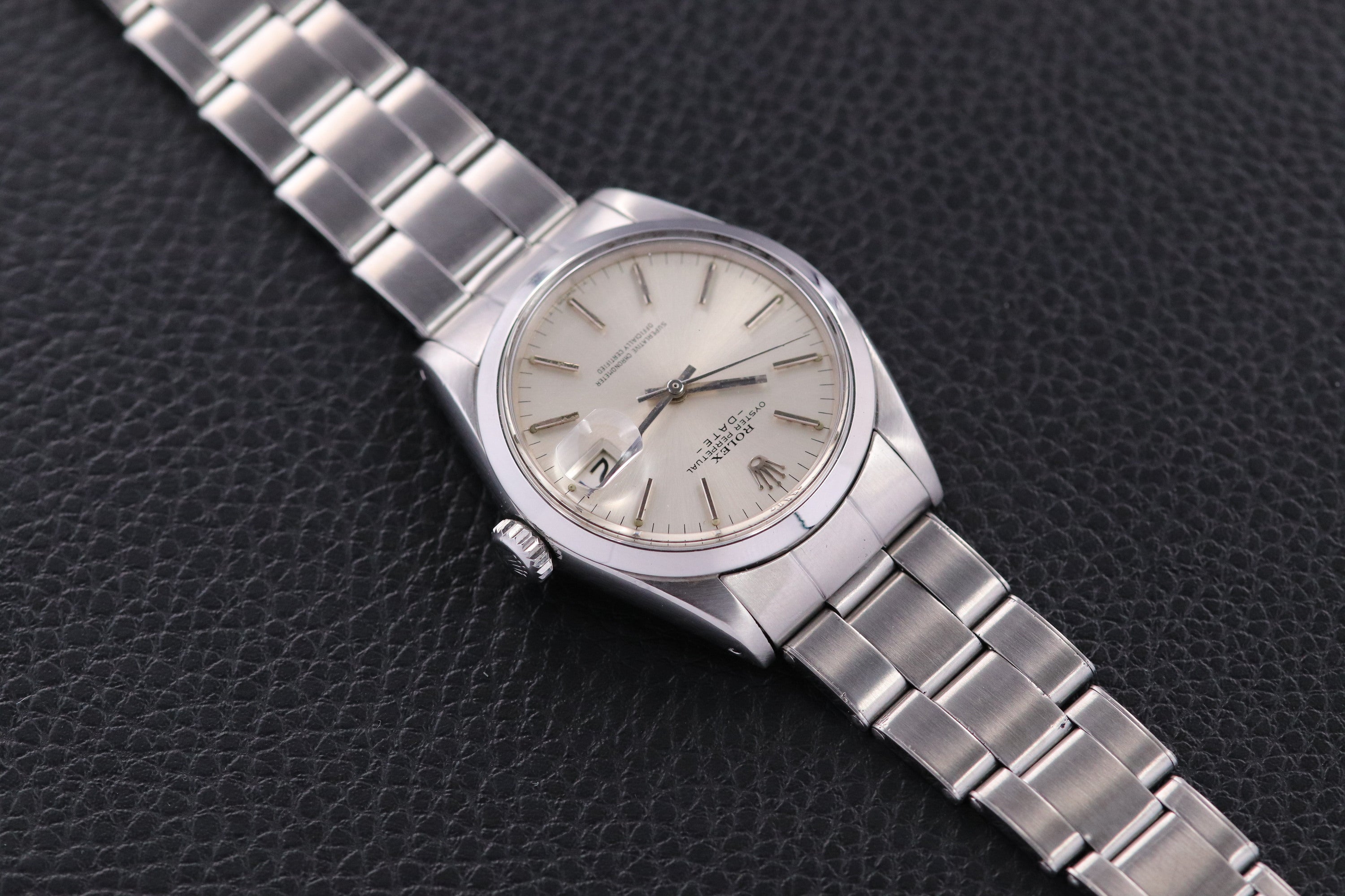 Rolex Date 1500 Silver Dial 1967