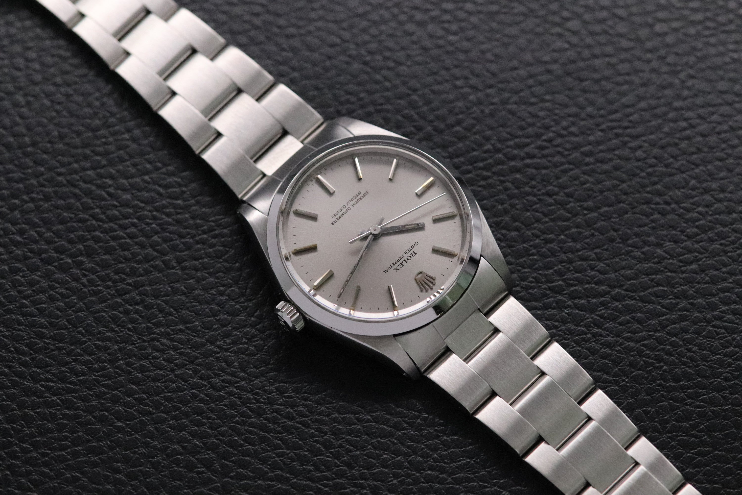 Rolex Oyster Perpetual 1002 Silver Dial 1967 Automatic