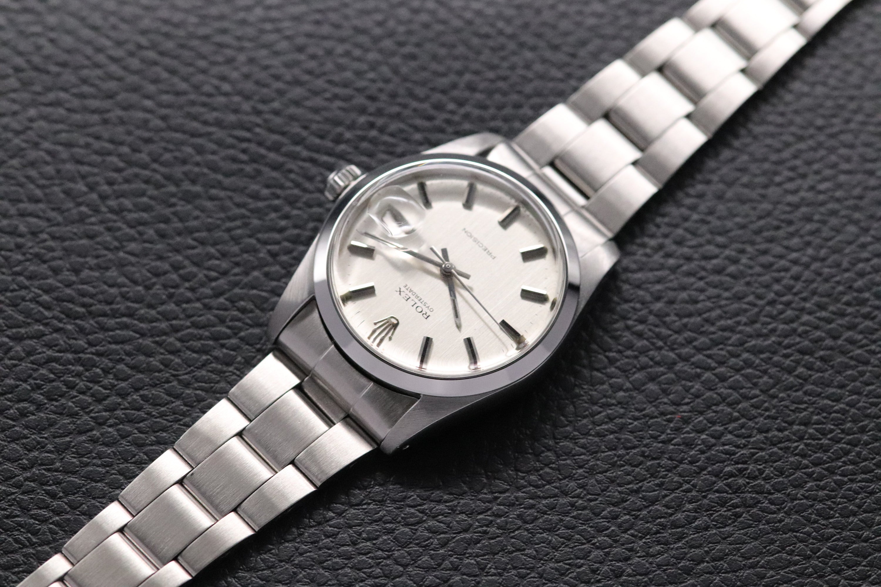 Rolex Oysterdate Precision 6694 Silver Dial 1972