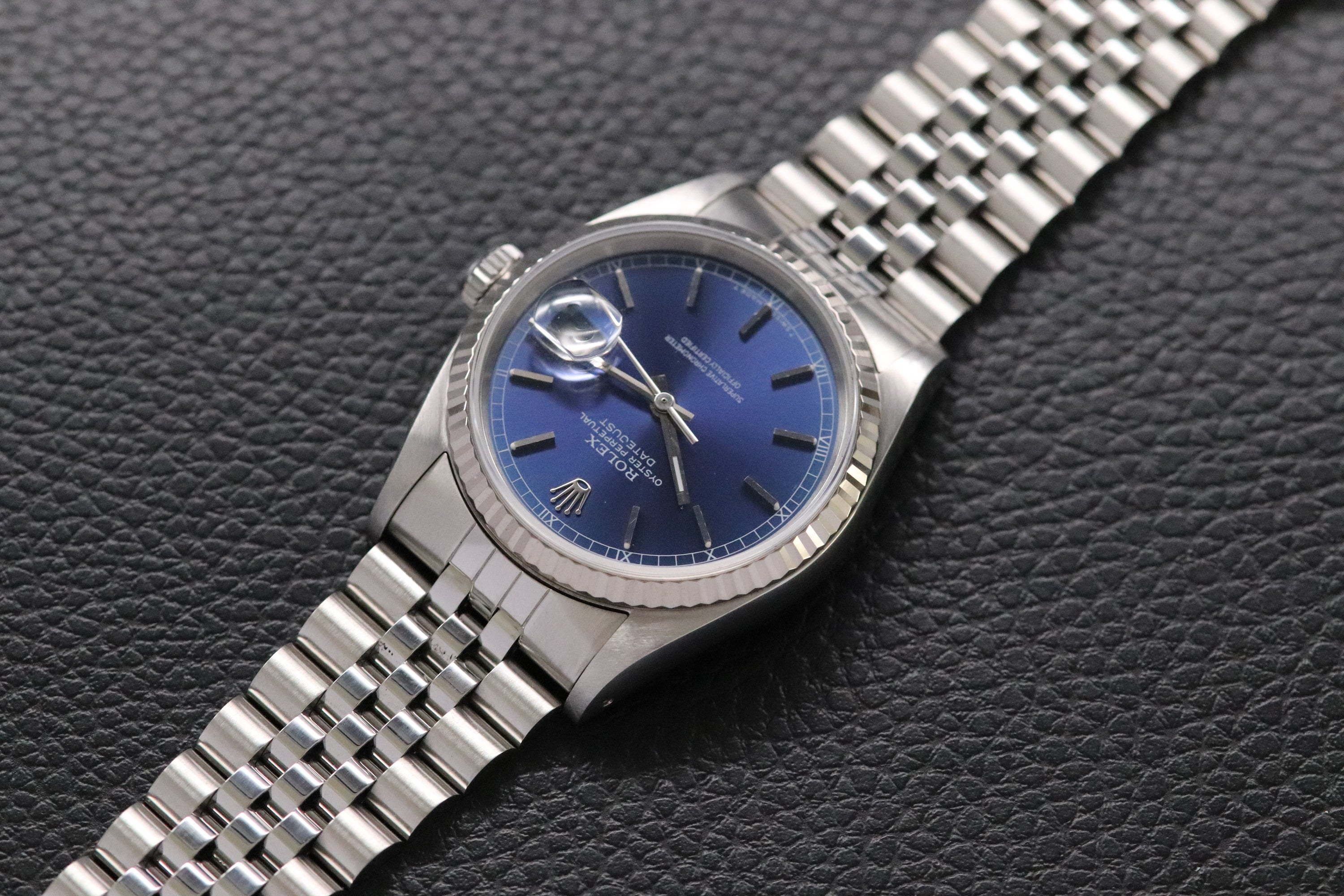 Rolex Datejust 16234 Blue Dial 1992