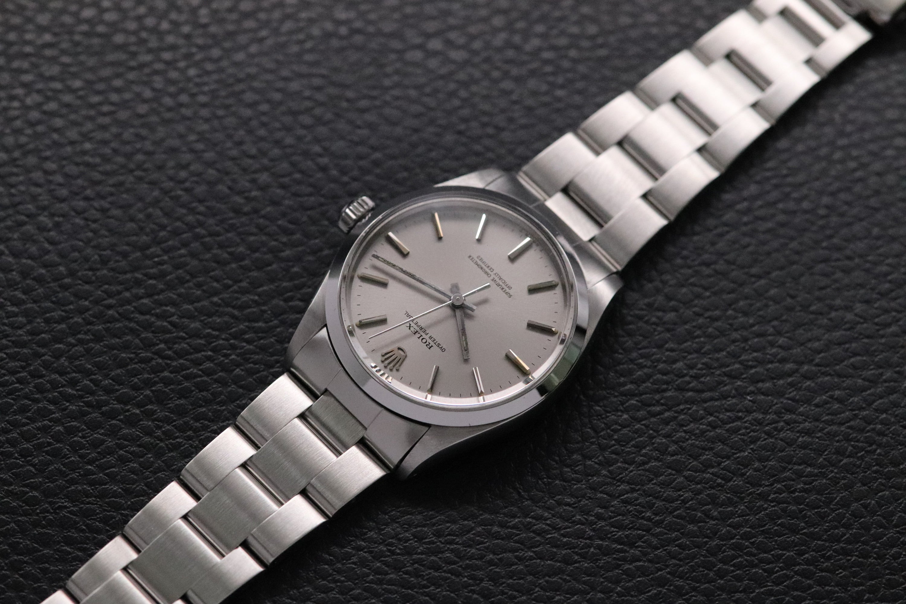 Rolex Oyster Perpetual 1002 Silver Dial 1967 Automatic