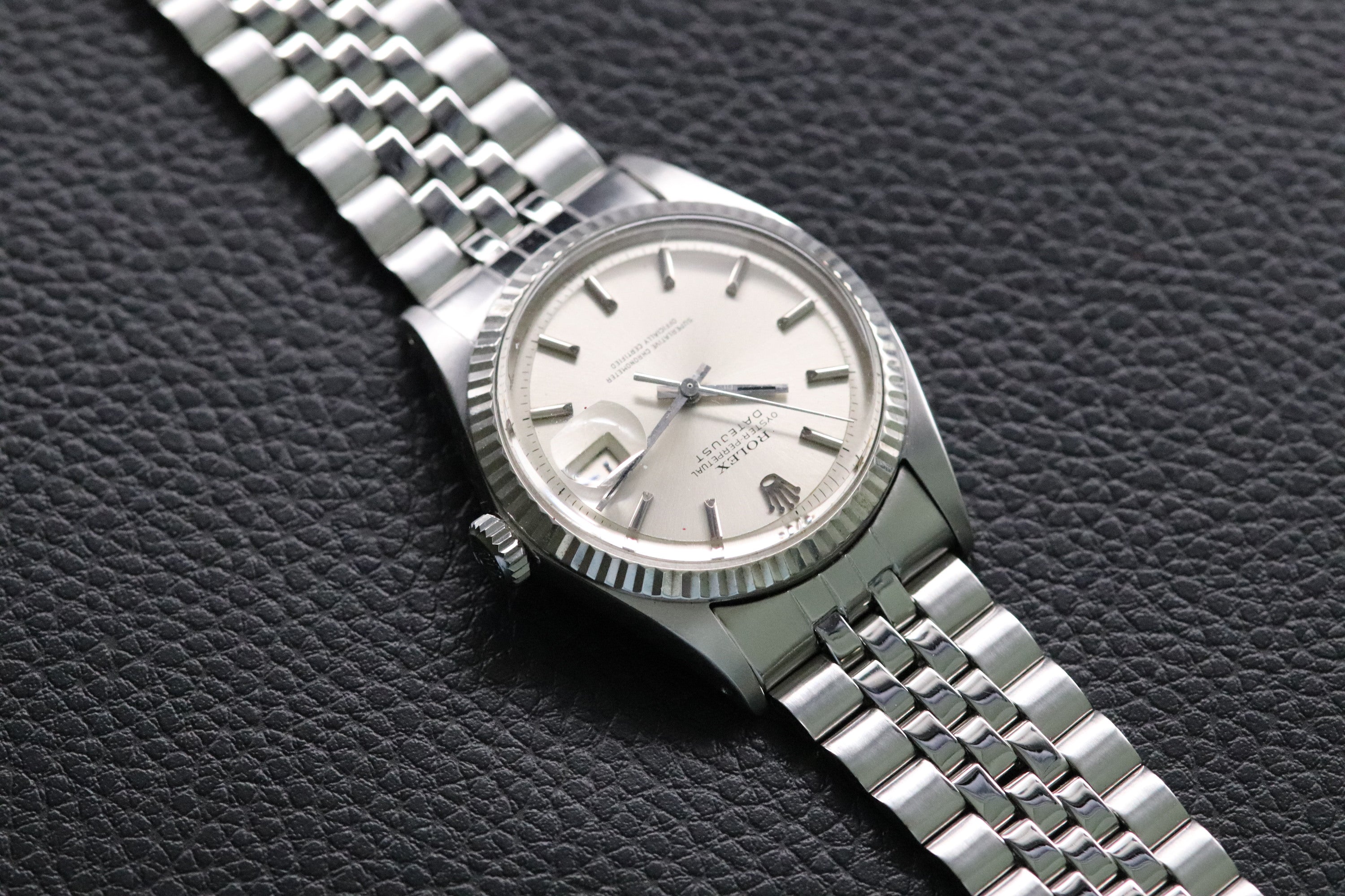 Rolex Datejust 1601 Silver Dial Papers 1970