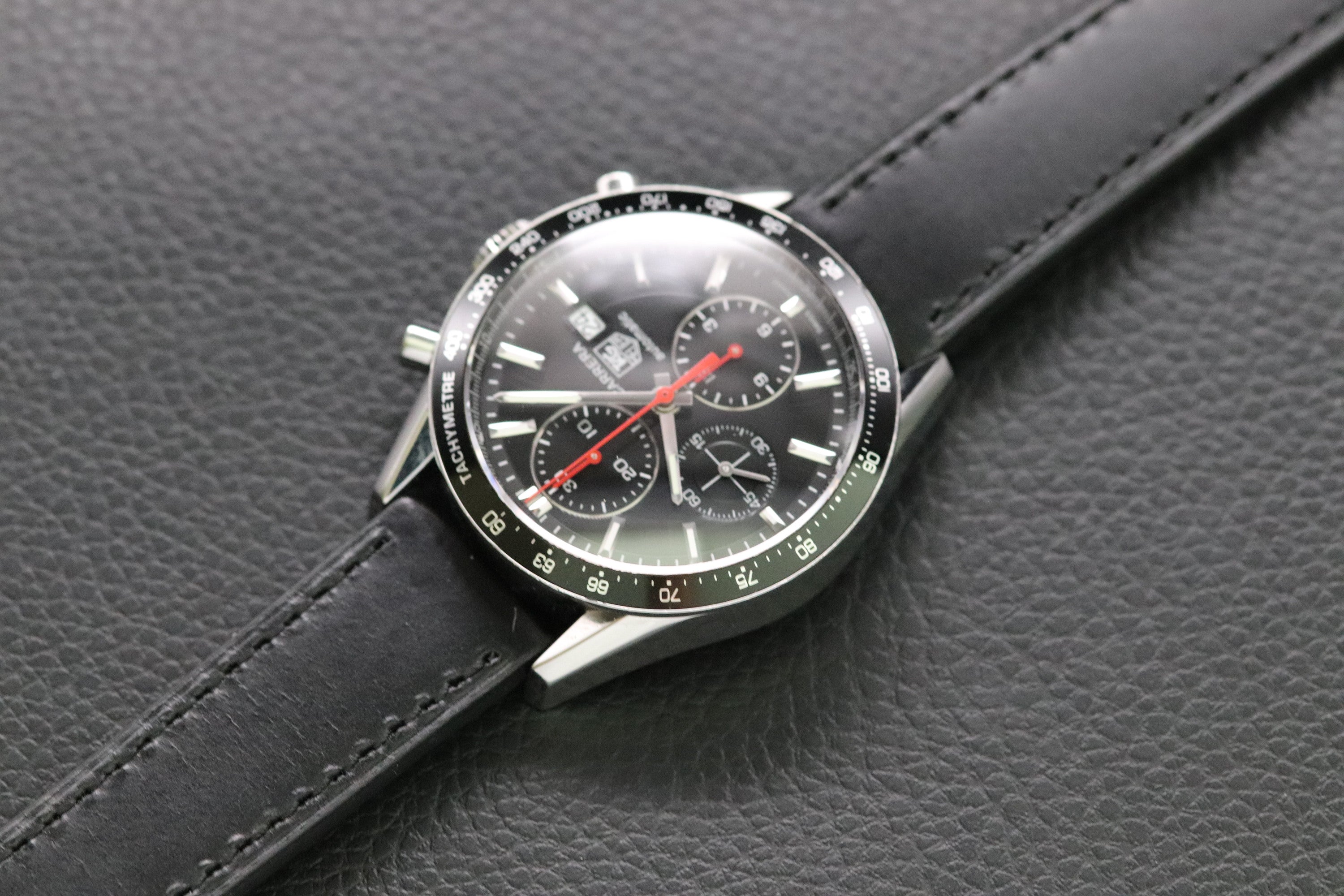 Tag Heuer Carrera Calibre 16 CV2014 Black Dial 2011