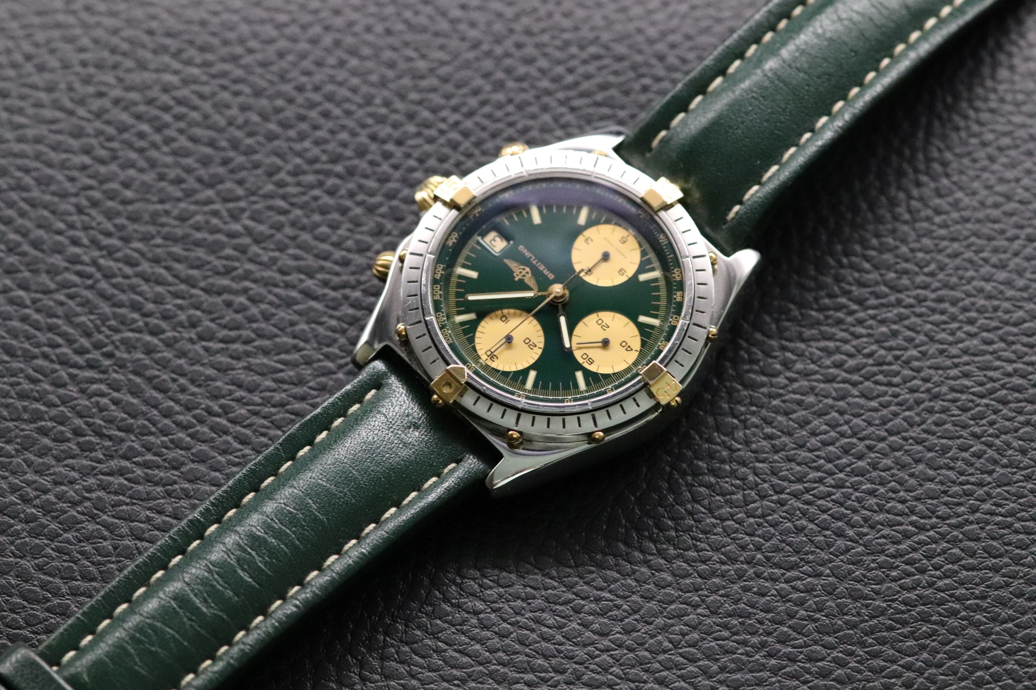 Breitling Chronomat 81950 Green Dial 1992