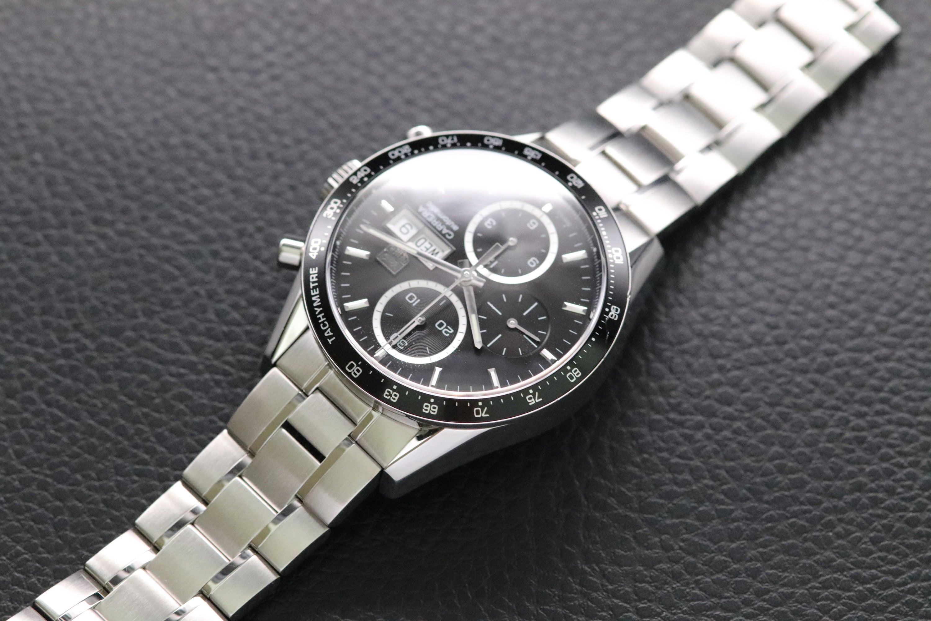 Tag Heuer Carrera Calibre 16 CV201AG Black Dial 2018