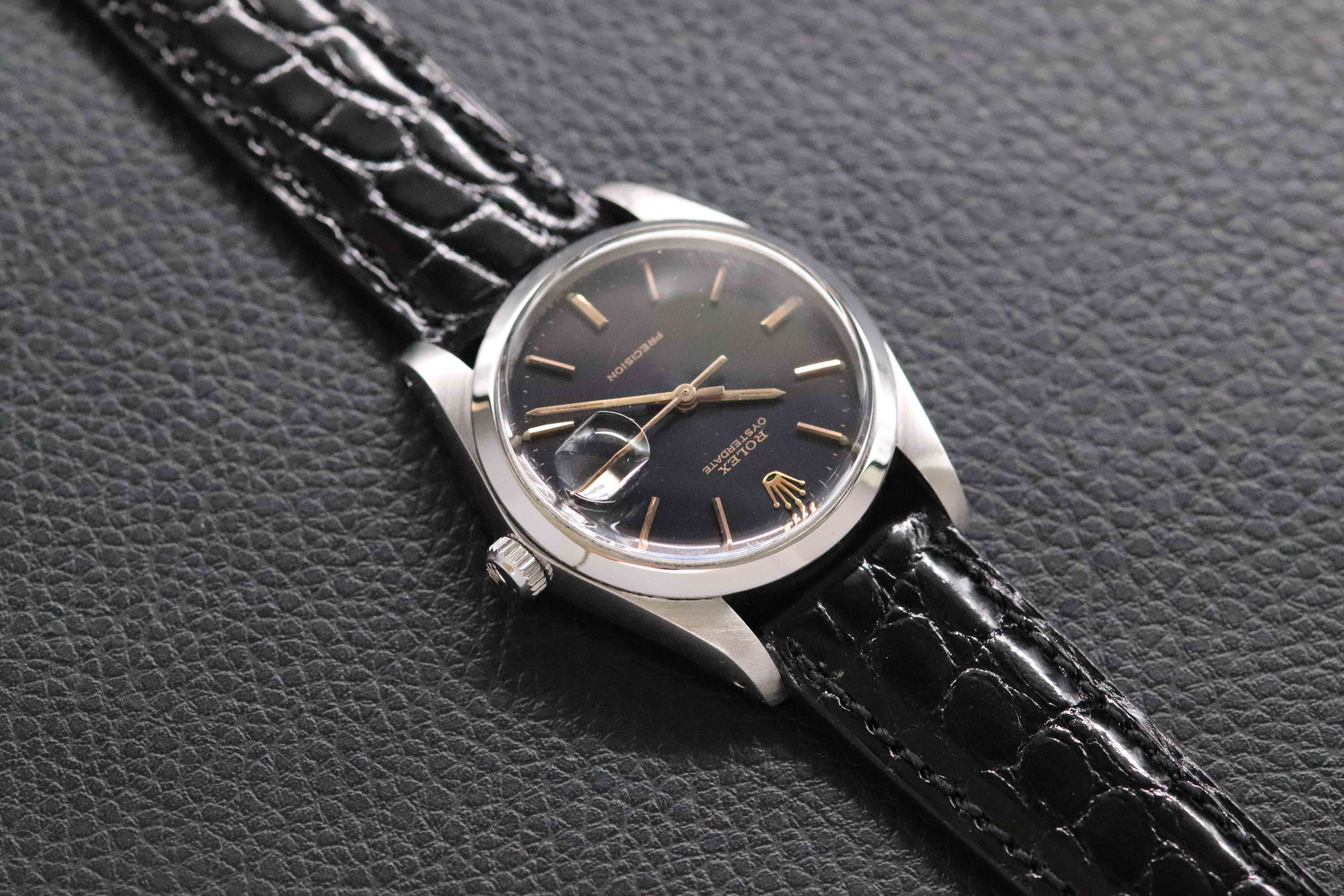 Rolex Oysterdate Precision 6694 Silver Dial 1978