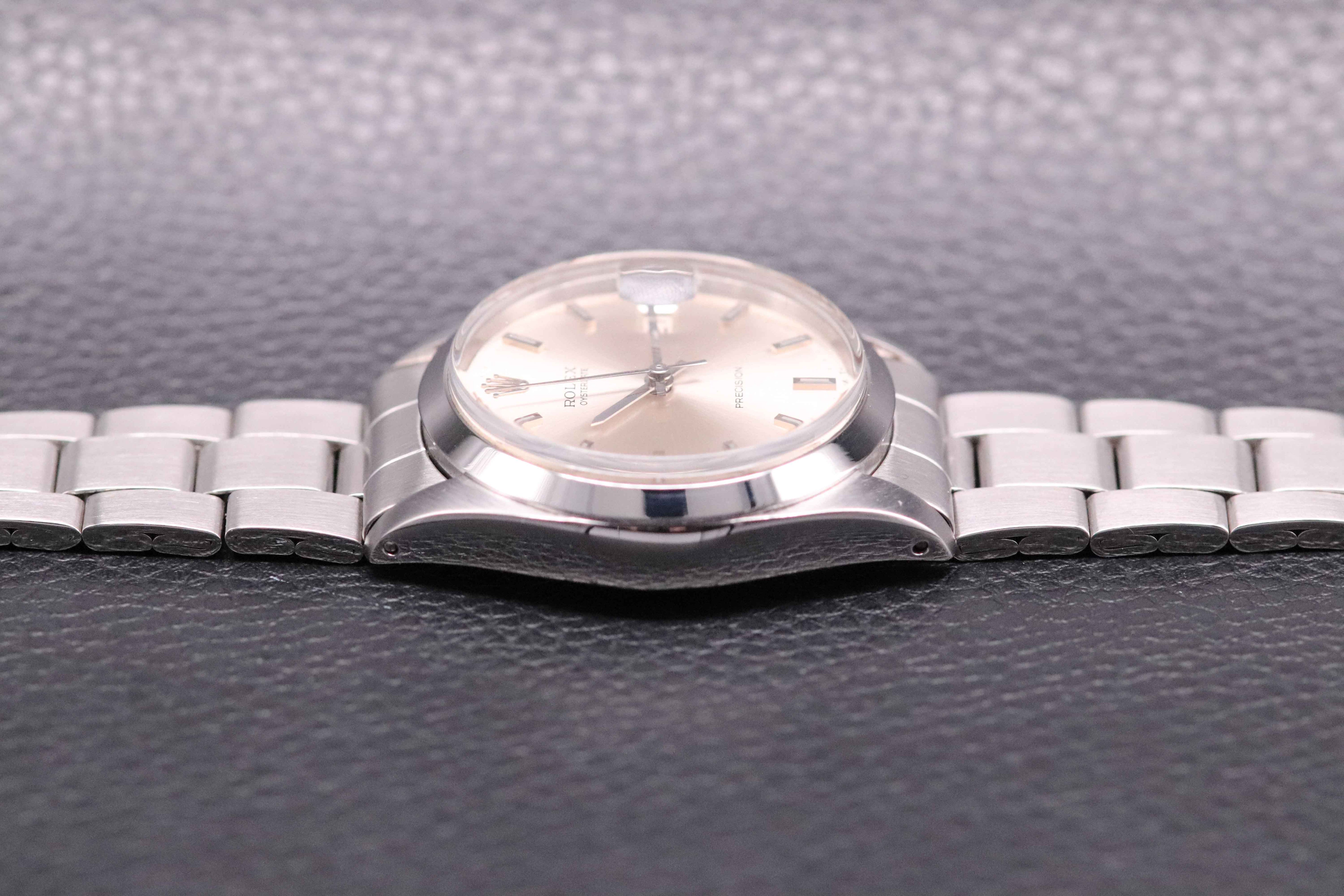 Rolex Oysterdate Precision 6694 Silver Dial 1972