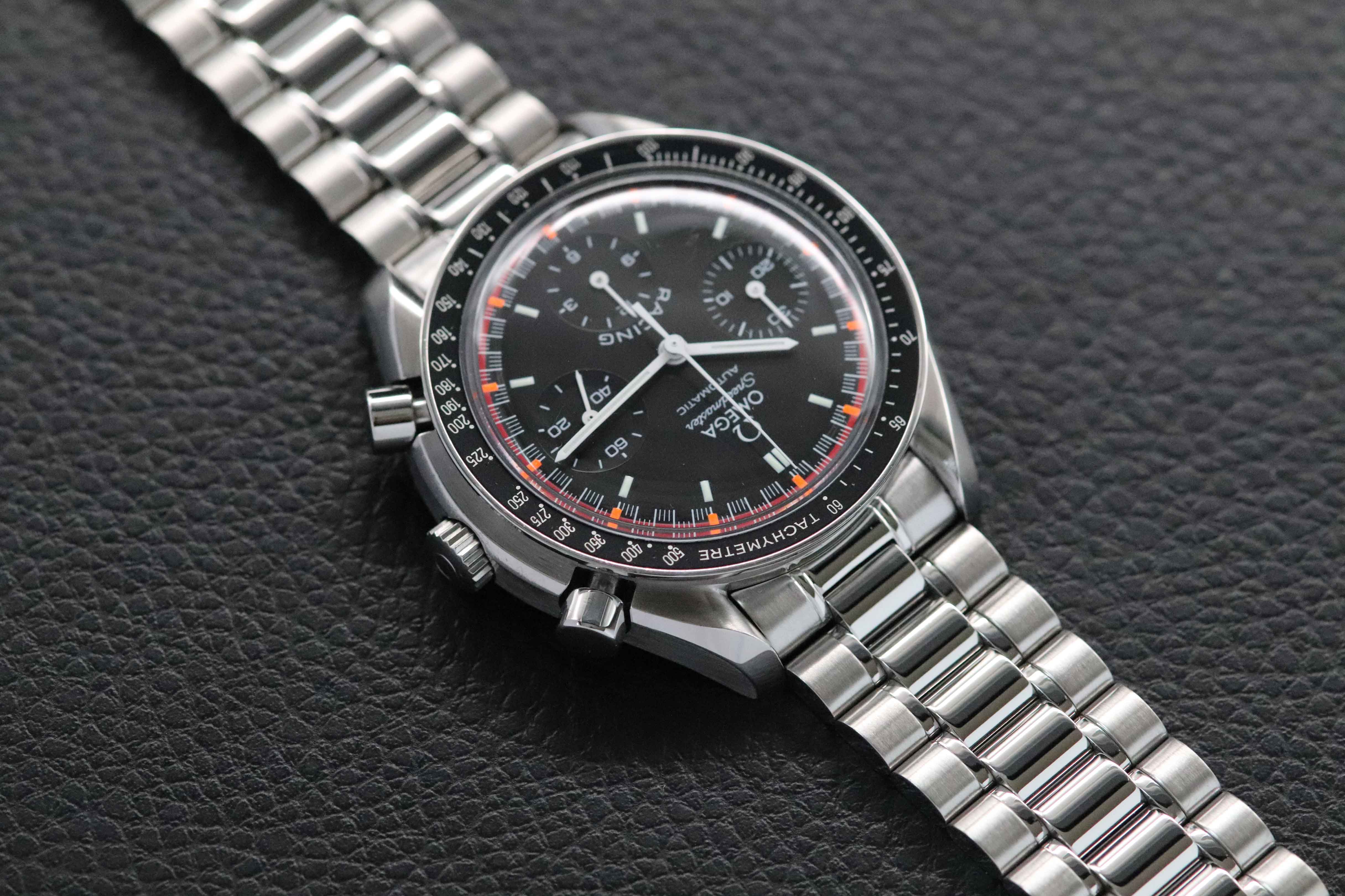 Omega Speedmaster Reduced 3518.50 Michael Schumacher 2001 Fullset Box+Paper