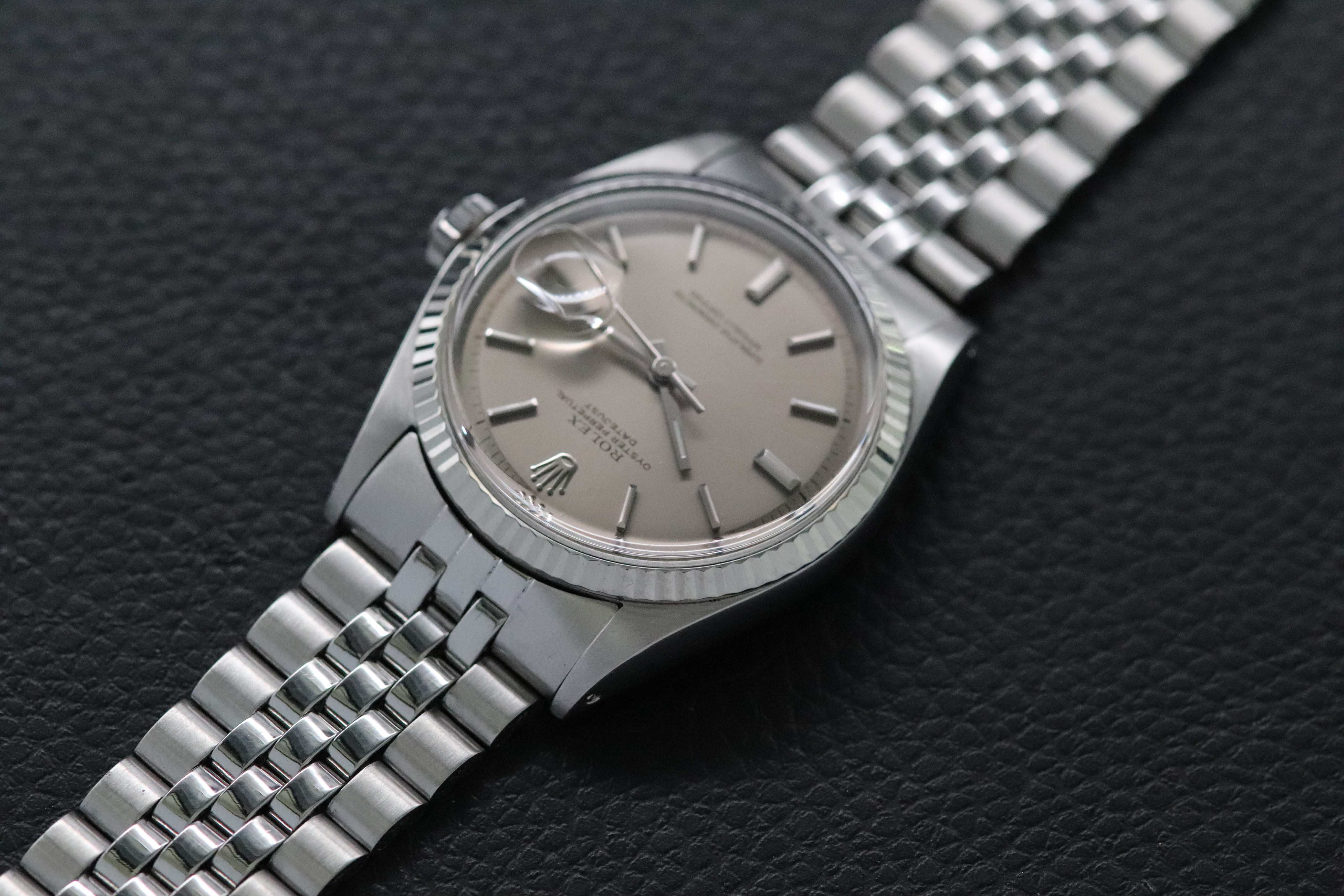 Rolex Datejust 1601 Gray Dial 1970 Box