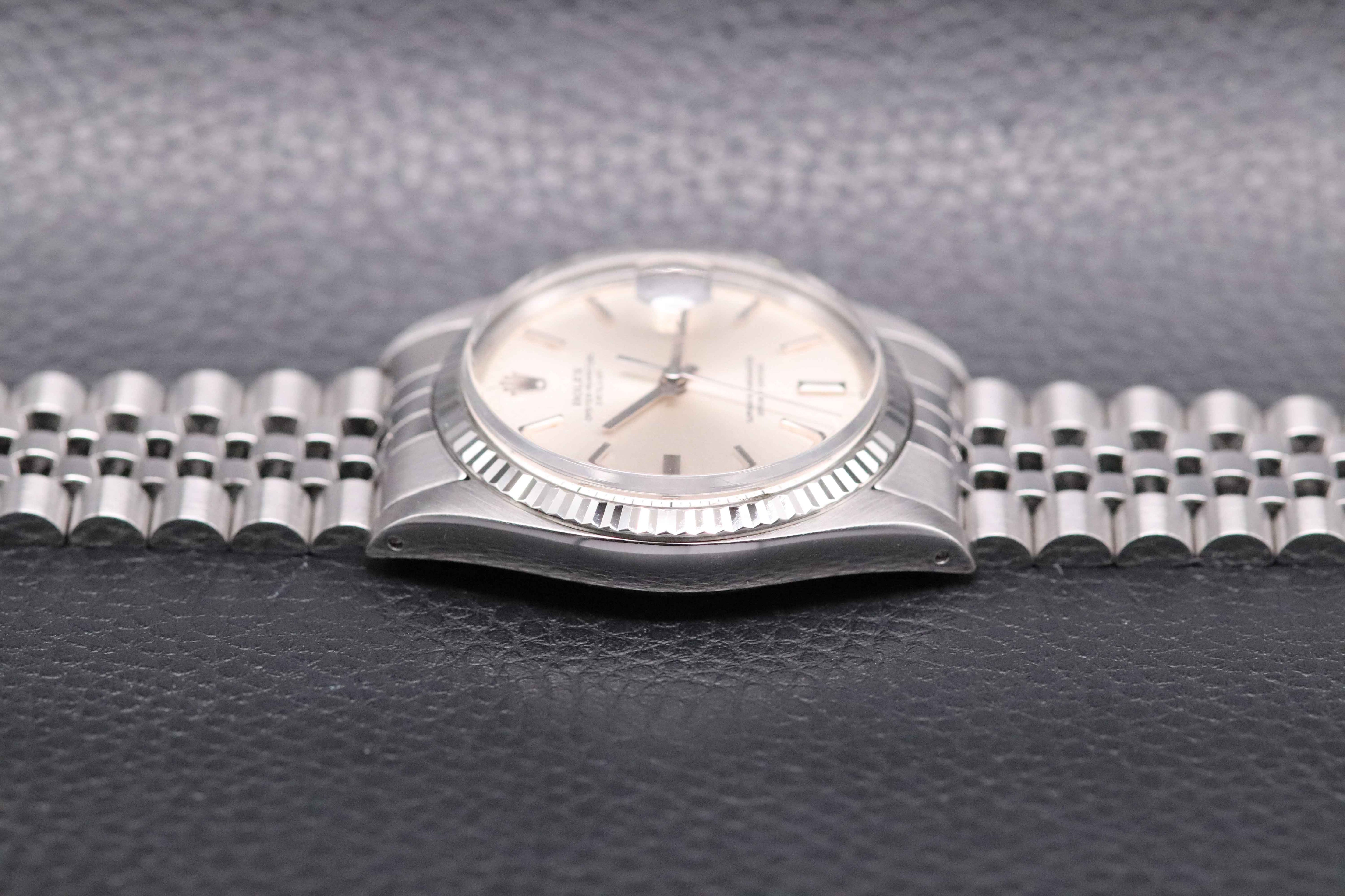 Rolex Datejust 1601 Silver 1972 No Lume Dial
