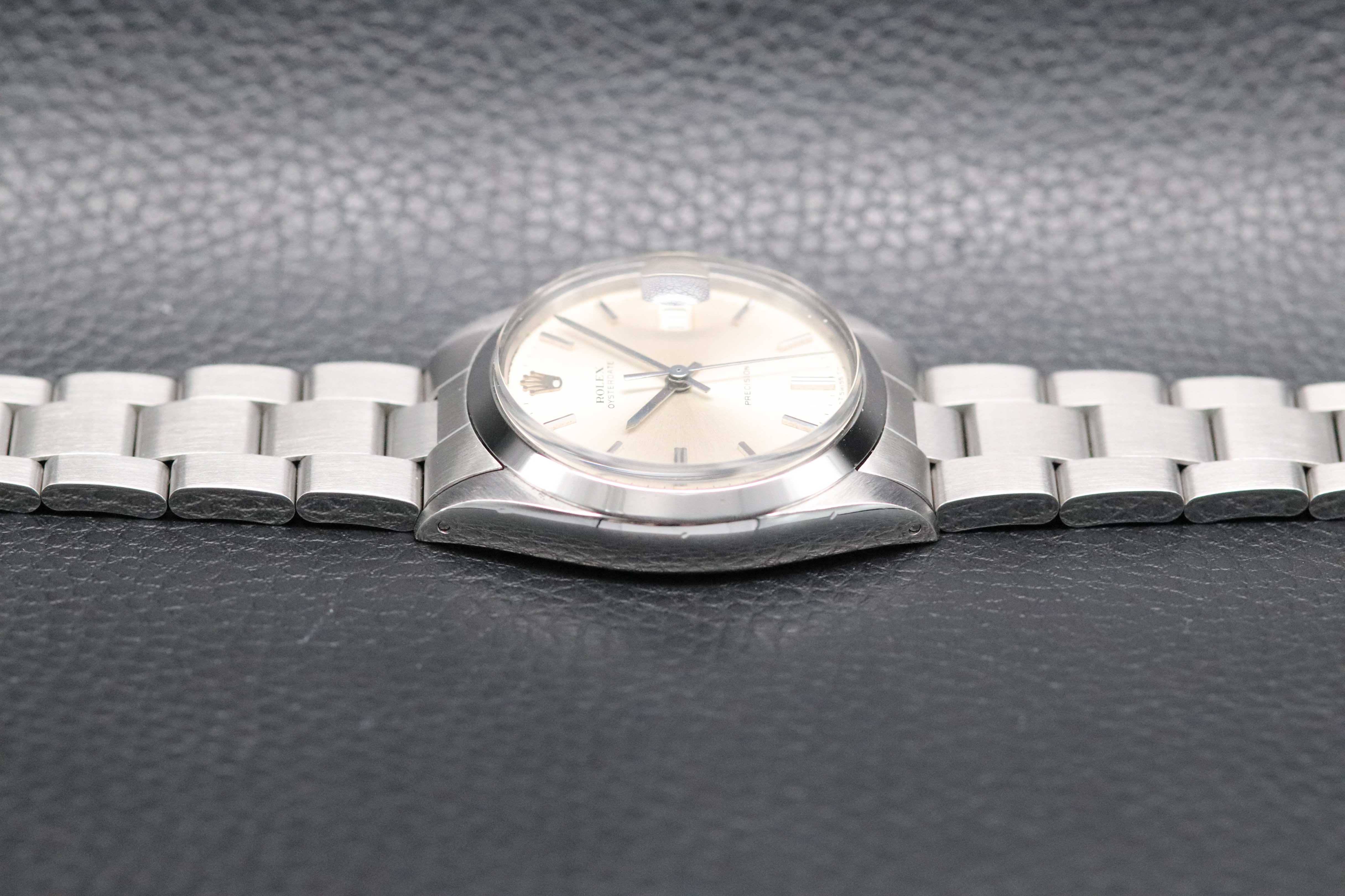 Rolex Oysterdate Precision 6694 Silver Dial 1970