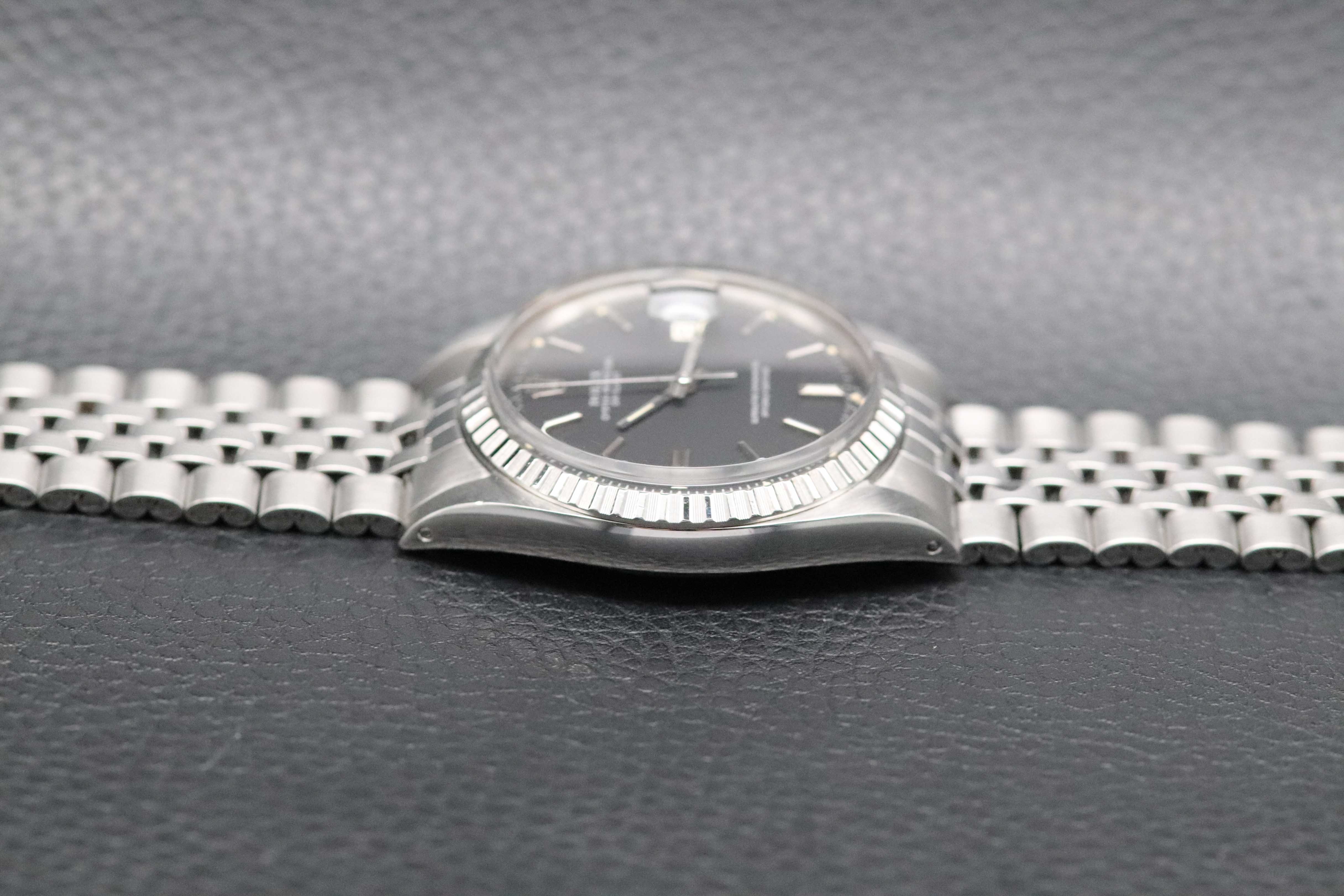 Rolex Datejust 1603 Black Dial Fullset 1968 Box+Papers