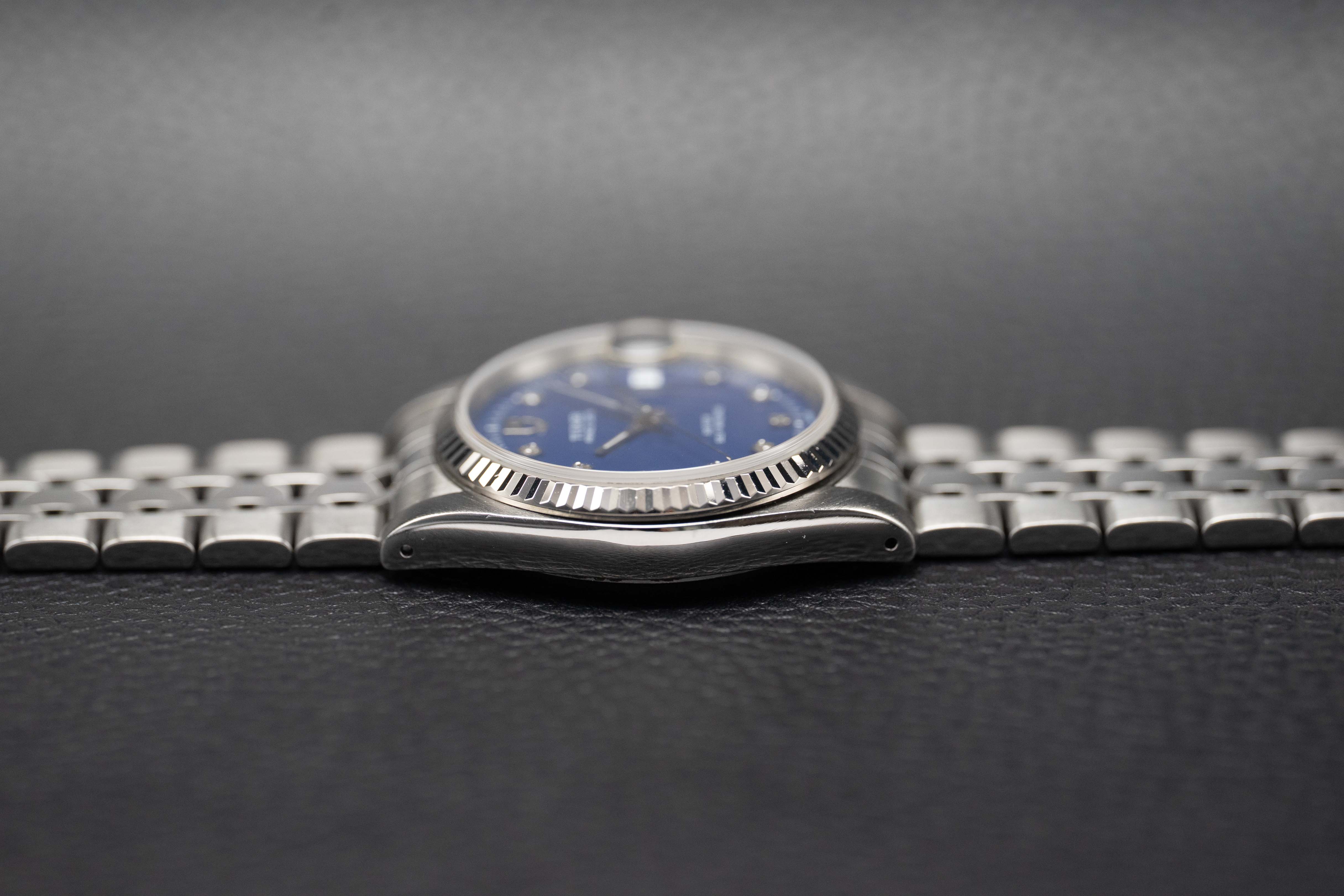 Tudor Prince Date 74034 Blue Dial 2007