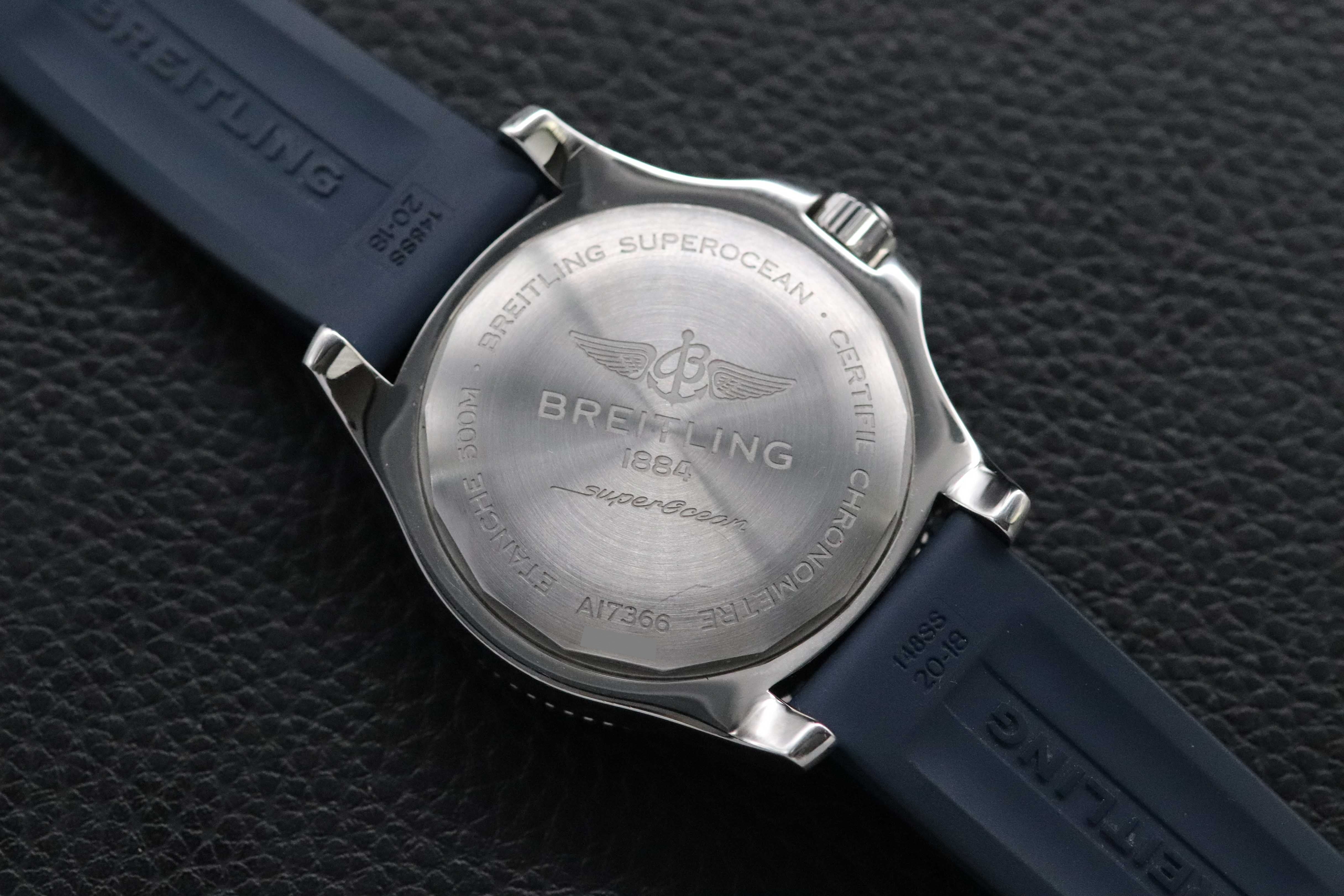 Breitling Superocean 42 A17366 Blau Papers 2020